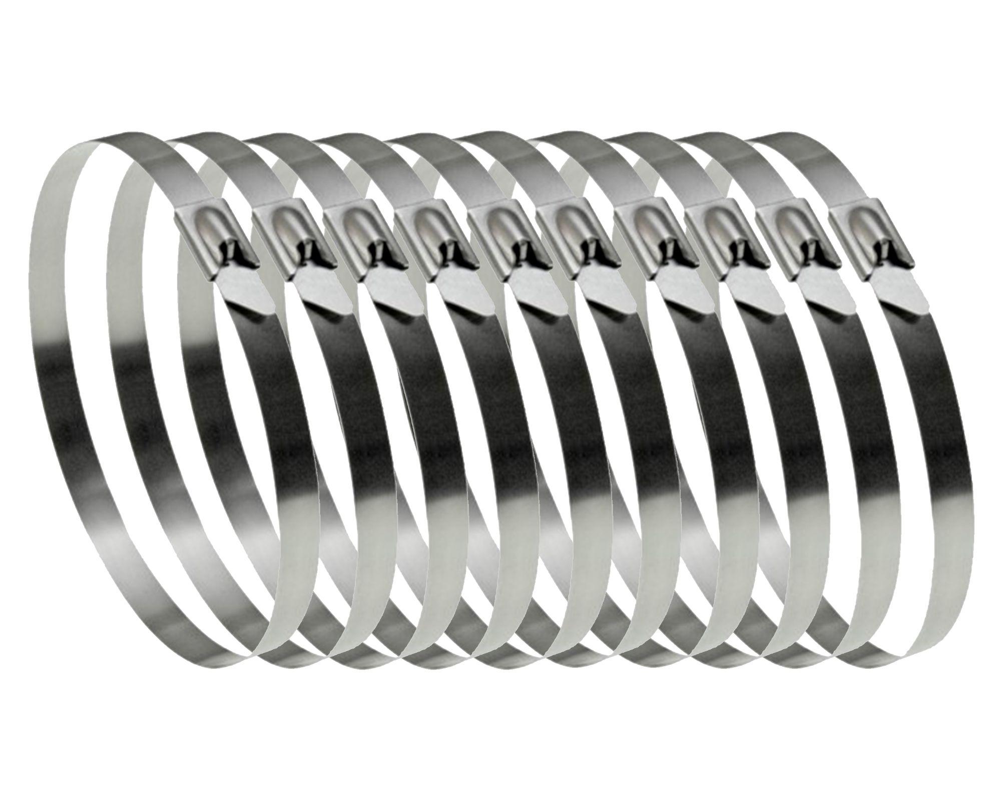 Amarra acero inox. 360x4.6 mm 10 unidades-0