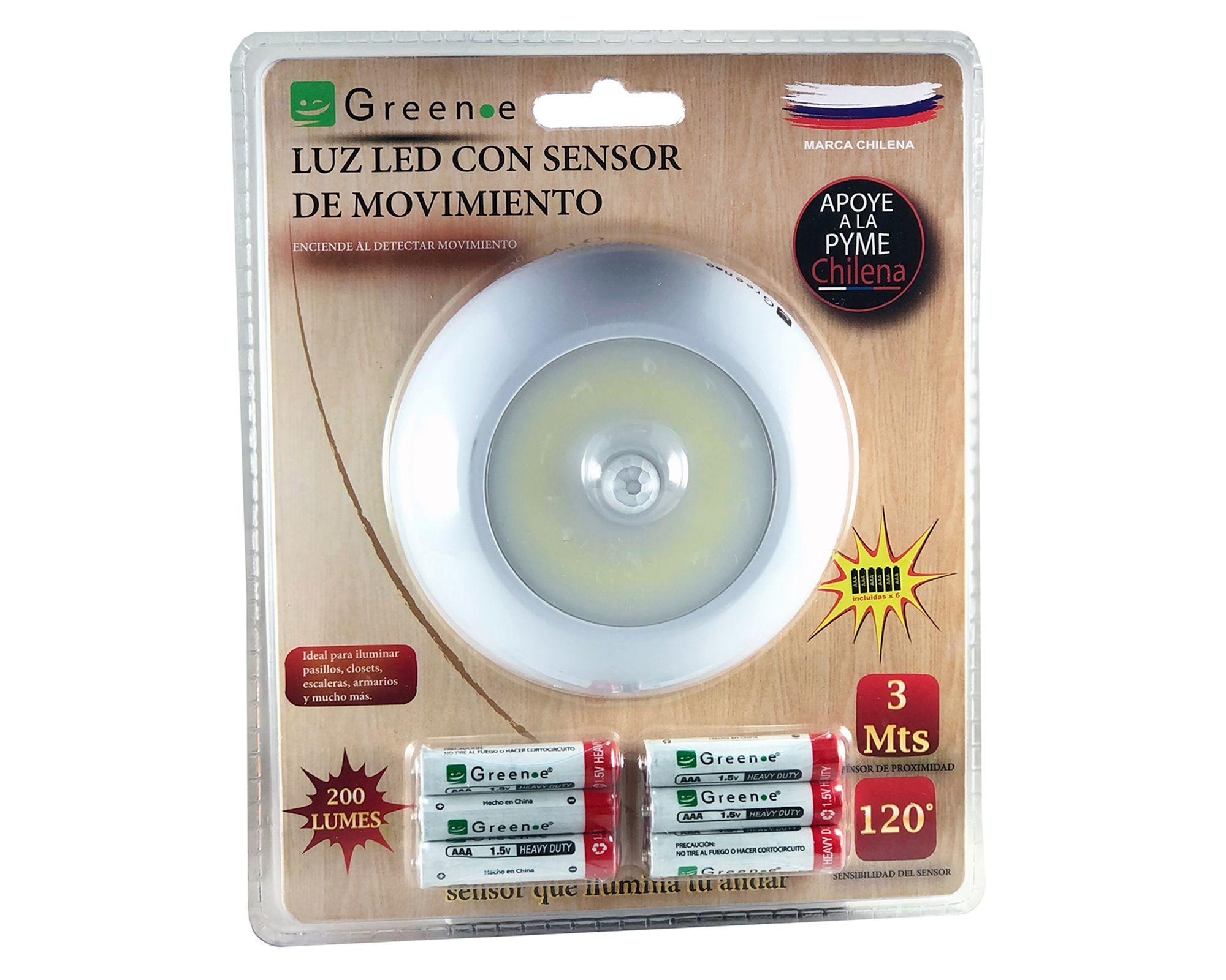 Luz LED con sensor de movimiento 10W Green-e-3