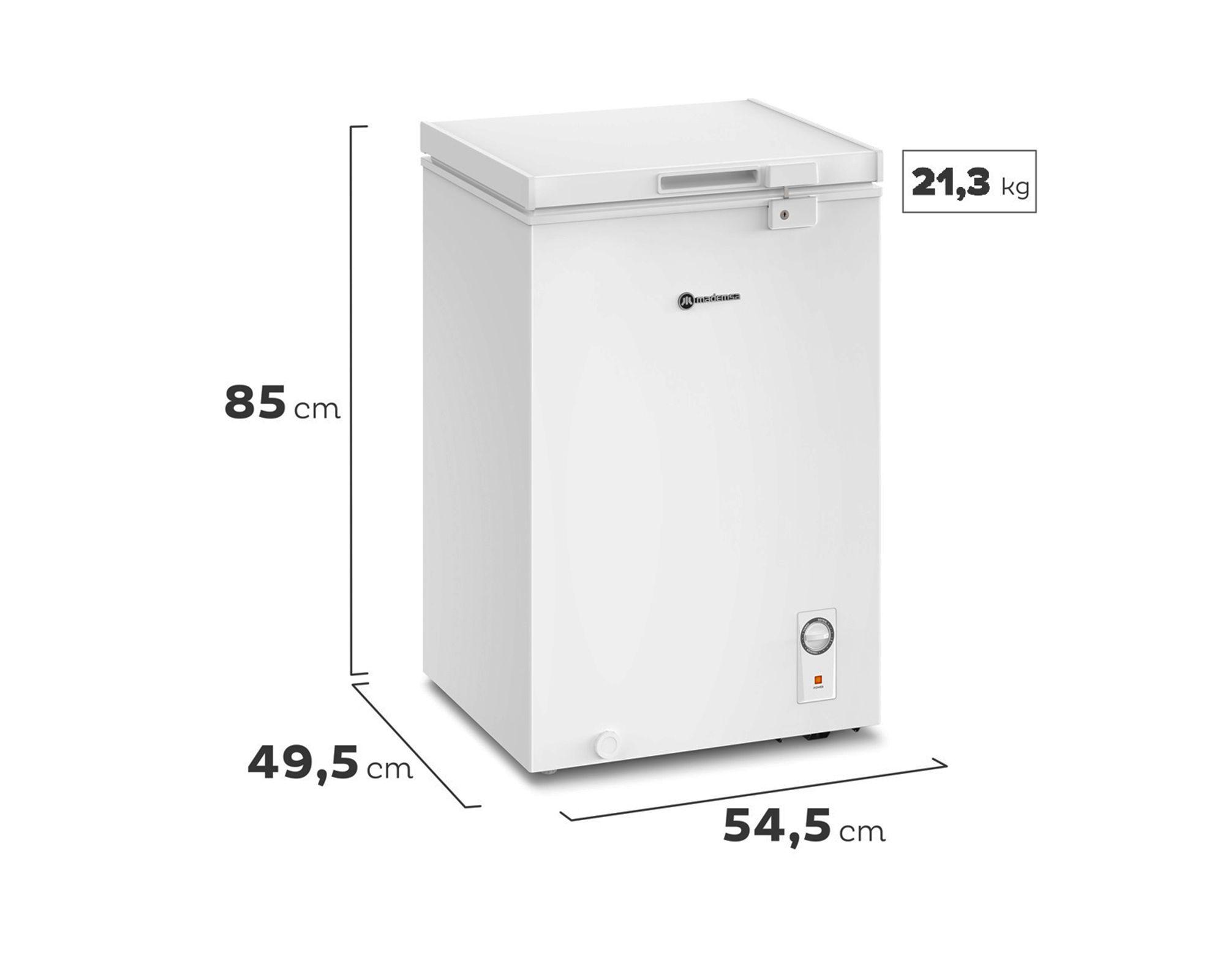Freezer dual horizontal 99 litros M100D blanco-6