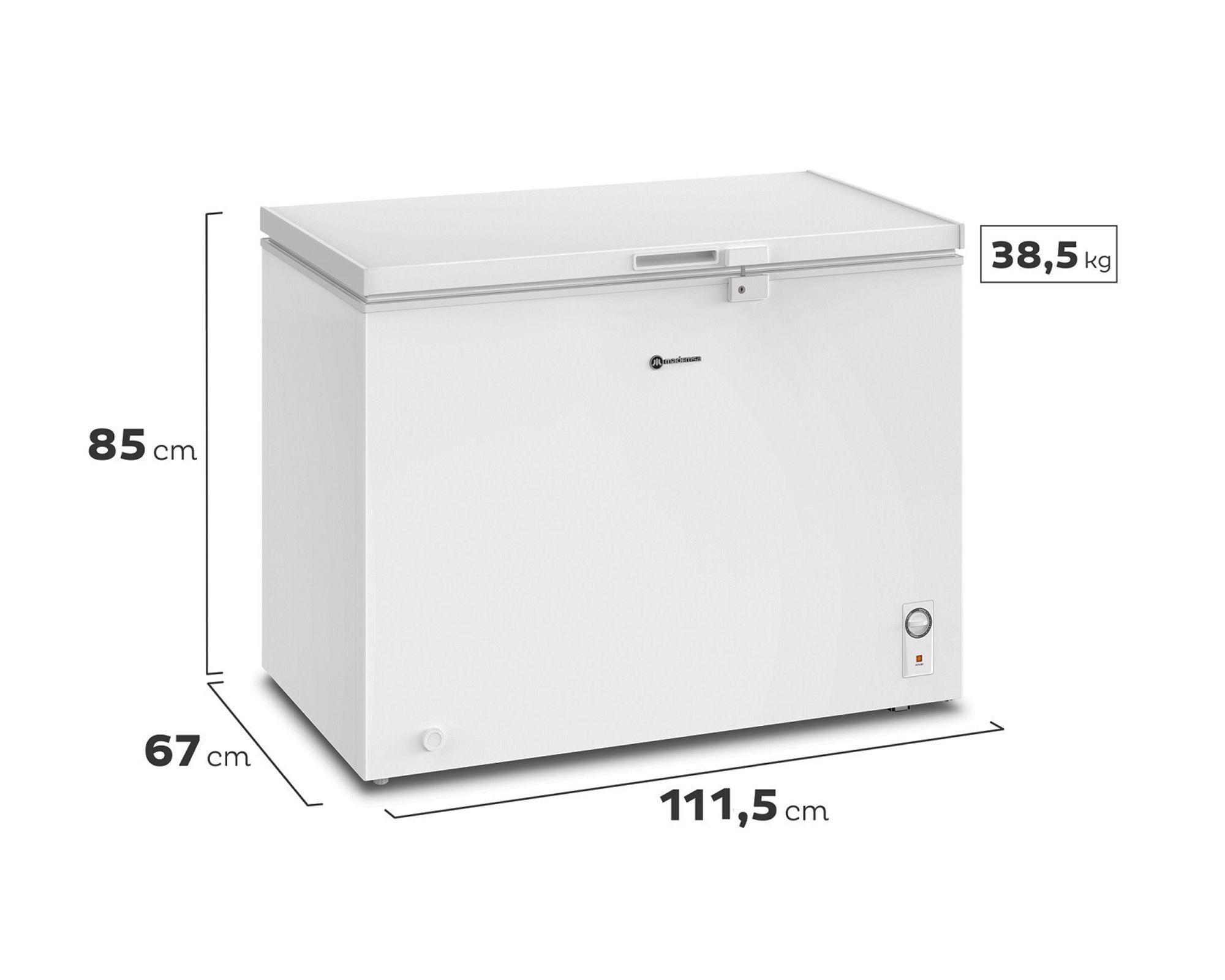 Freezer dual horizontal 290 litros M300D blanco-6