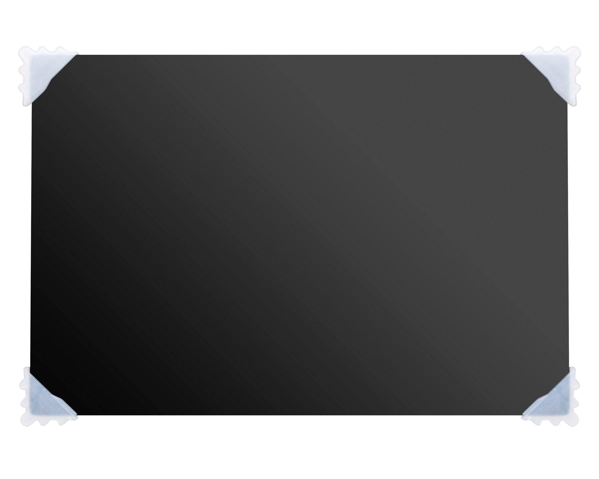 Pizarra vidrio 30x45 cm Deluxe negro-0