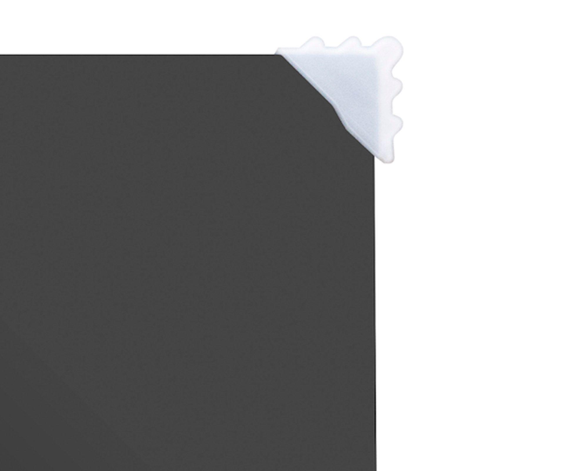 Pizarra vidrio 30x45 cm Deluxe negro-1