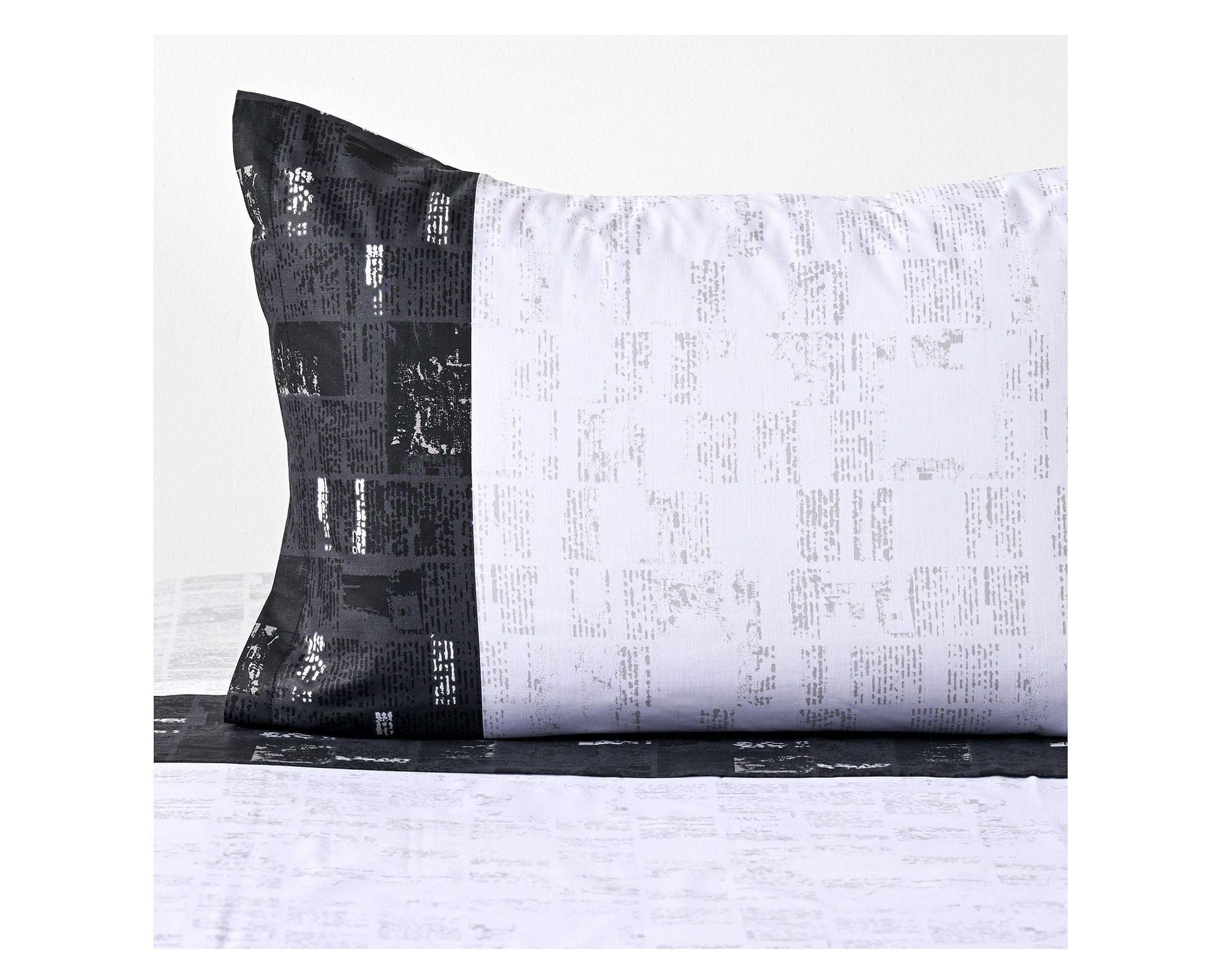 Juego de sábanas 1 plaza 144 hilos News American Family-1