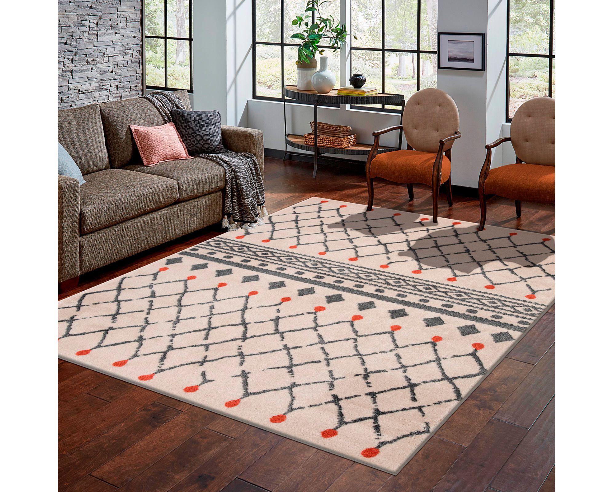 Alfombra living-comedor 150 x 200 cm Nairobi beige Dib-2