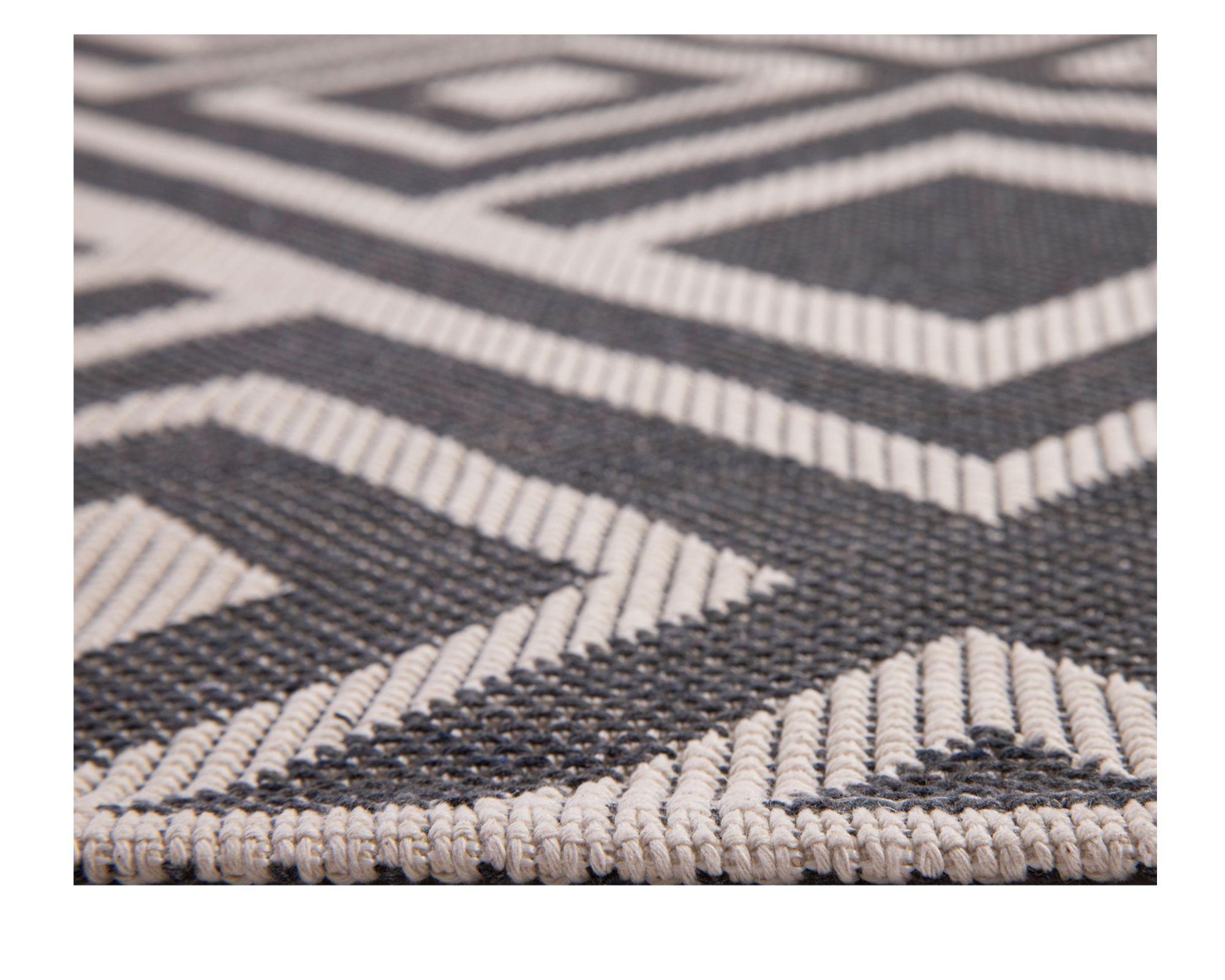 Alfombra living-comedor 120 x 170 cm Nativo gris Dib-1