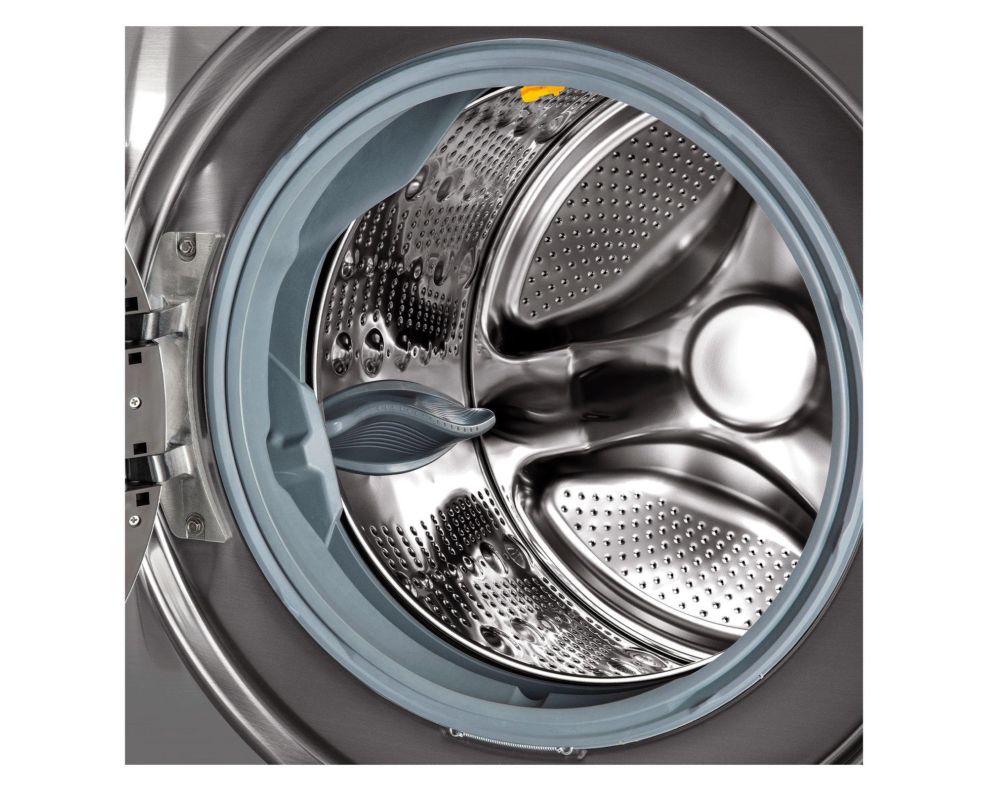 Lavadora-Secadora 22 kg frontal WD22VV2S6.ASSPECL gris LG-2