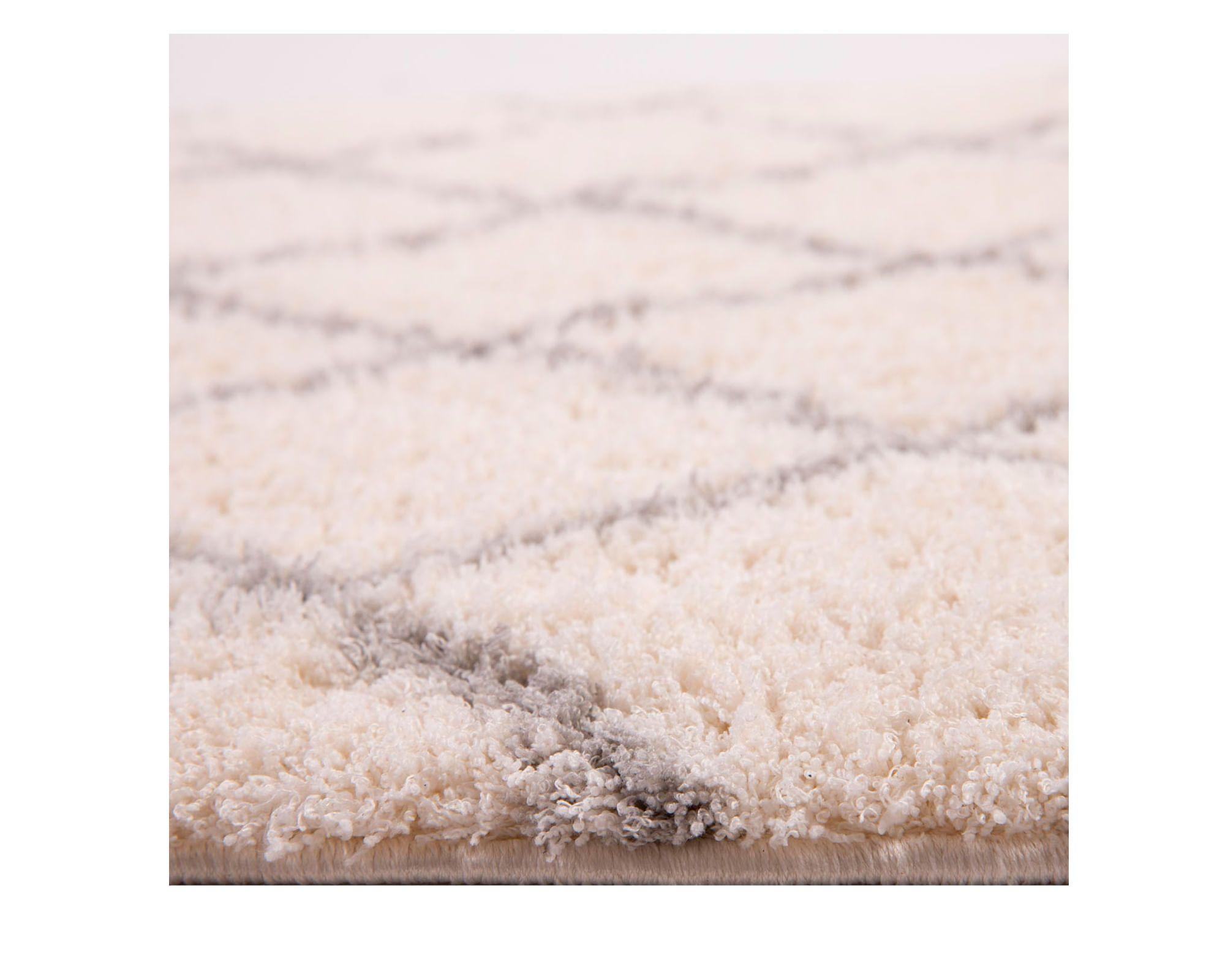 Alfombra 60x120 cm Mercury blanco Dib-1