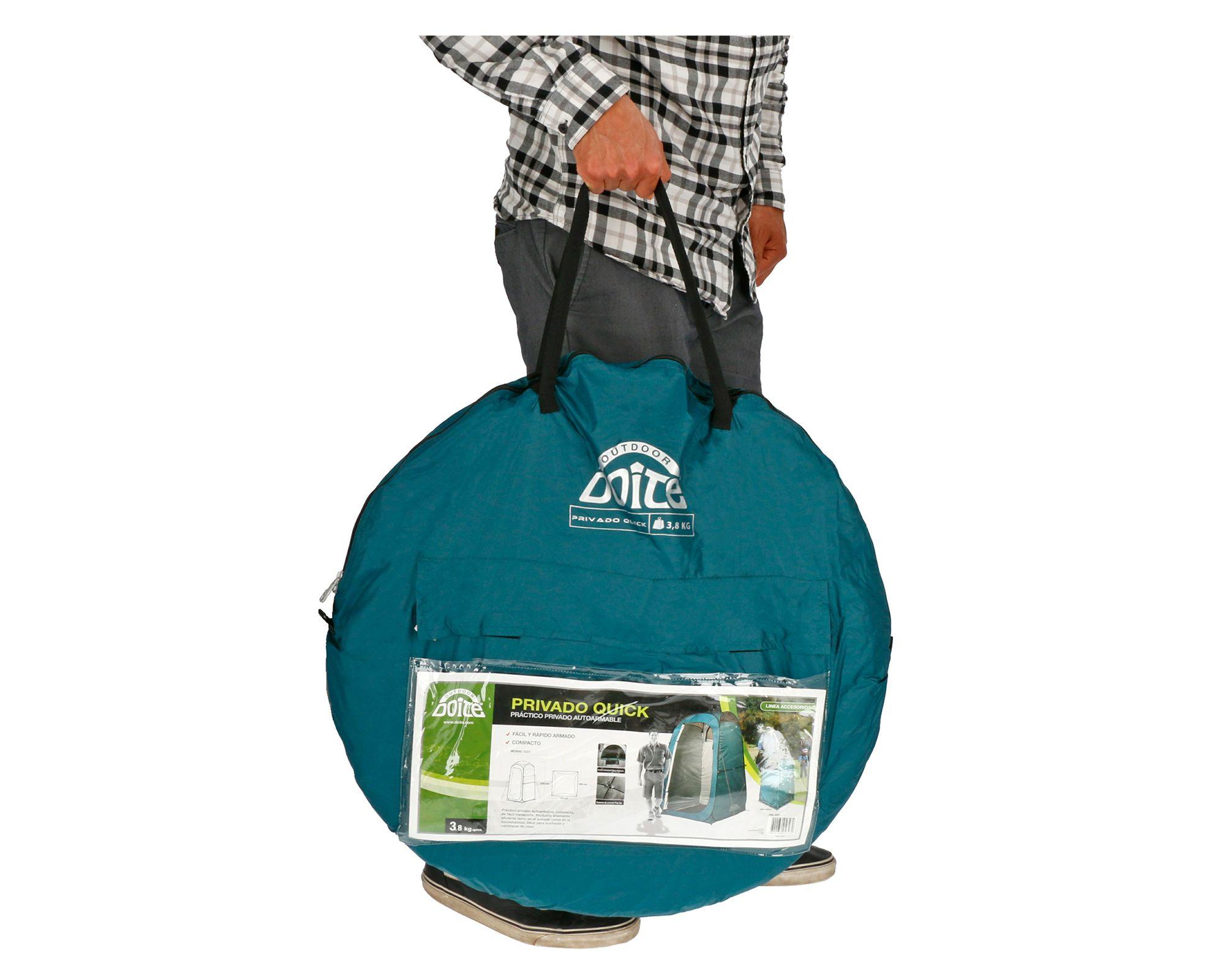 Cabina portátil Quick 1 persona verde-3