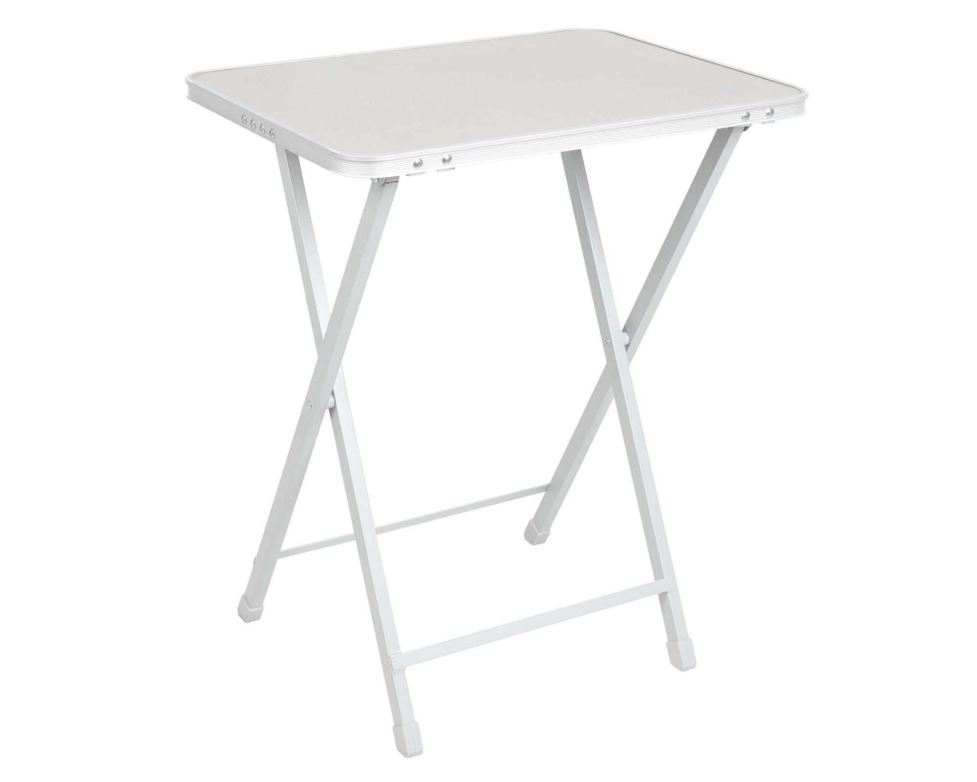 Mesa laddo 53x64x38 cm aluminio blanco-1