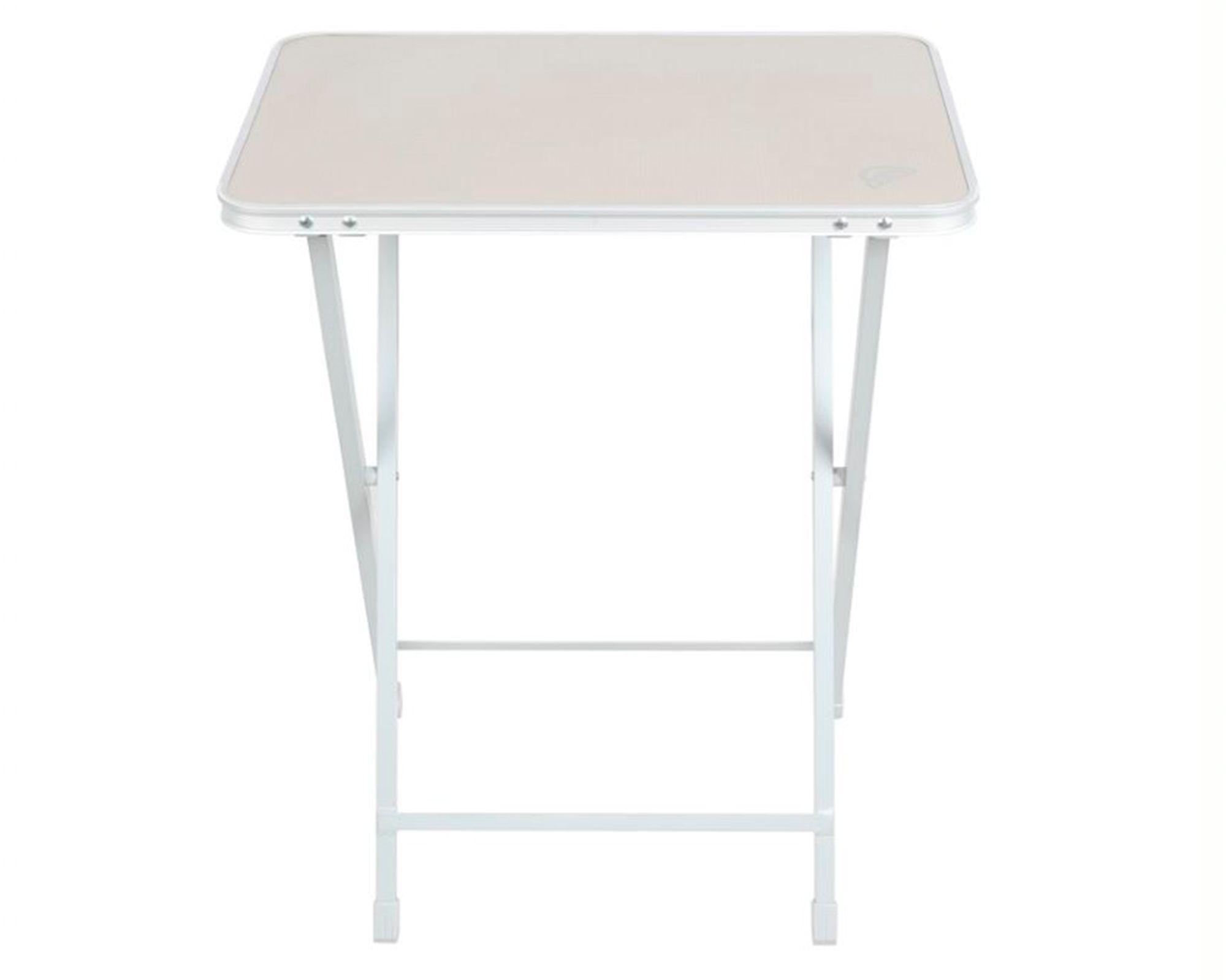 Mesa laddo 53x64x38 cm aluminio blanco-0