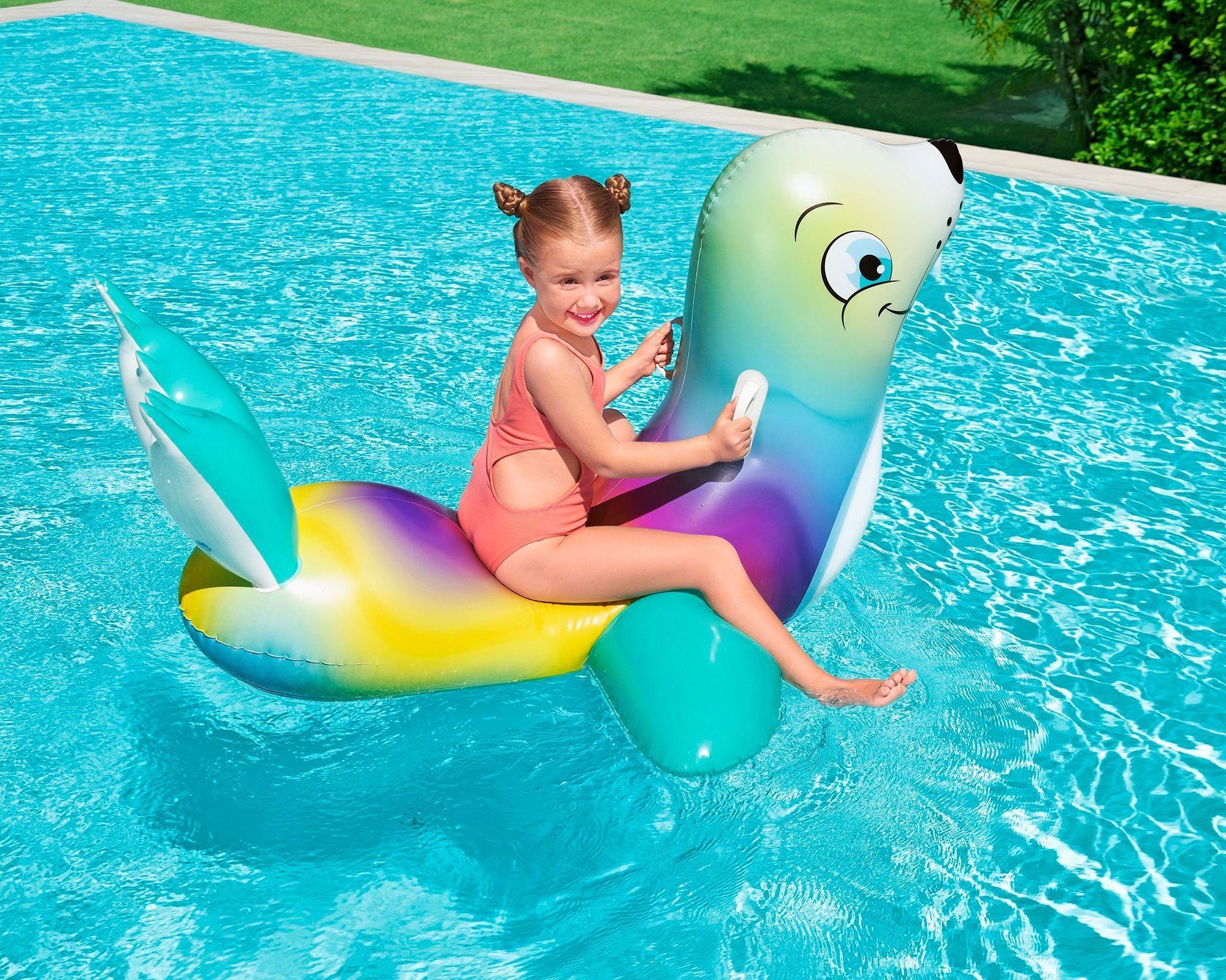 Foca inflable Flash n' Splash Seal 93x157x114 cm-2