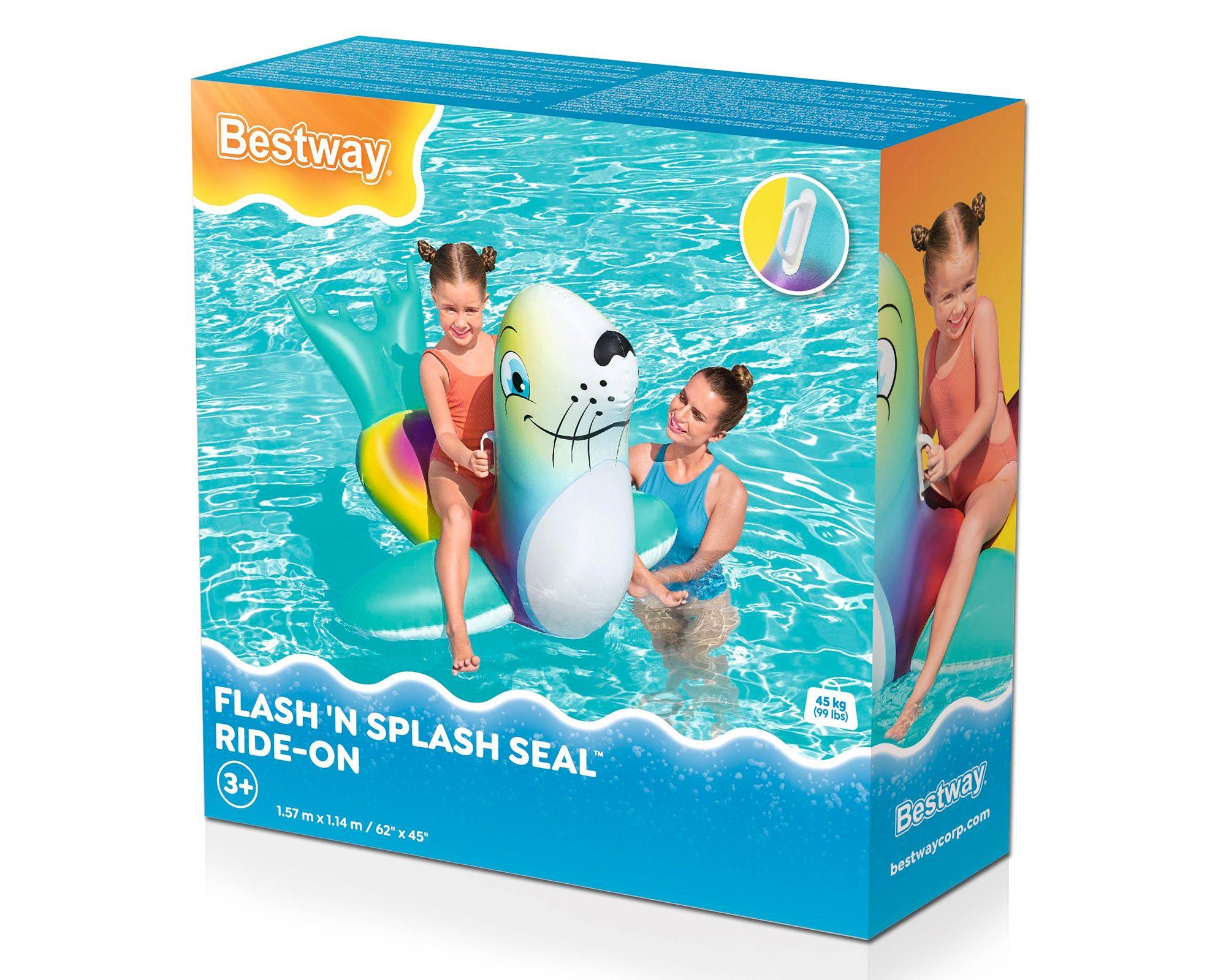 Foca inflable Flash n' Splash Seal 93x157x114 cm-1