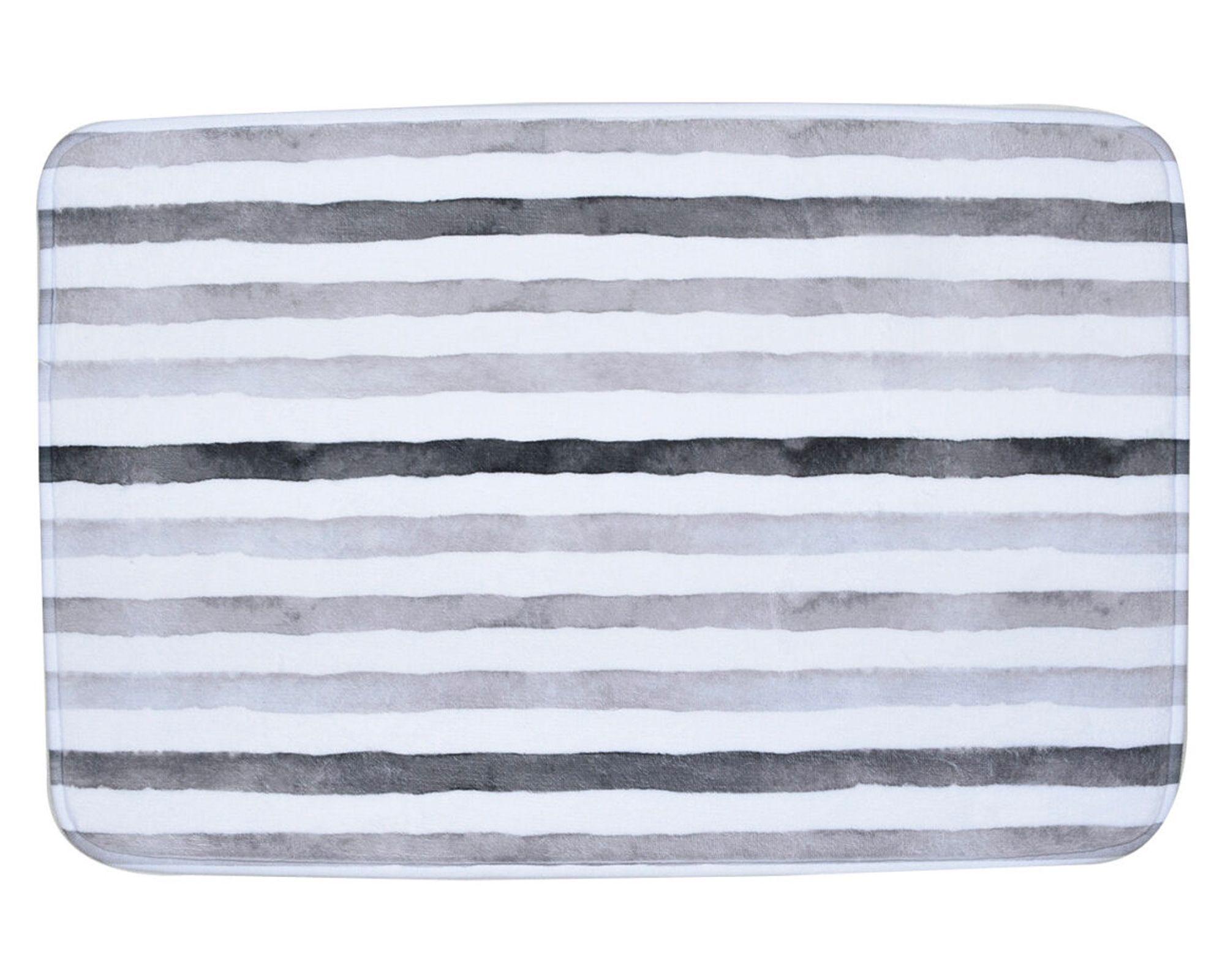 Accesorio baño Raya gris 3 piezas-2