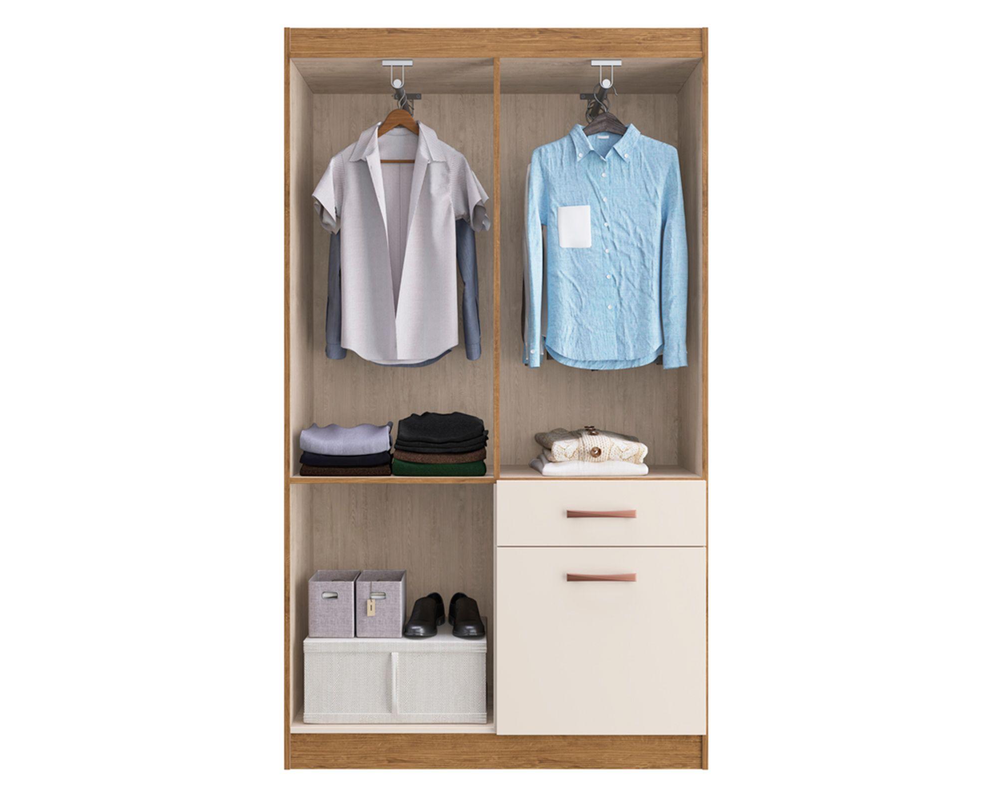 Clóset 4 puertas 1 cajón 1 zapatera 5804 Nórdico-1
