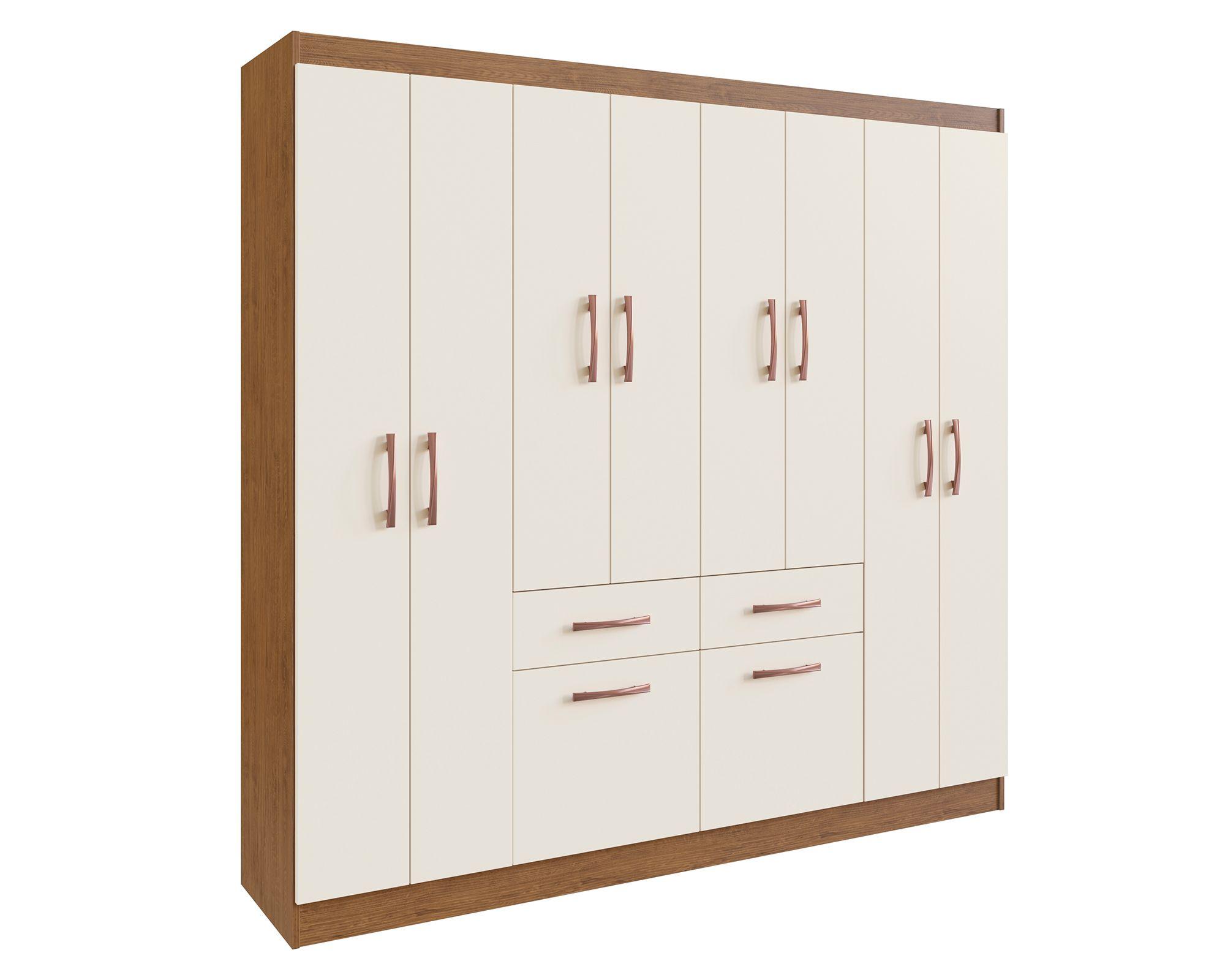 Clòset 8 puertas y 2 cajones 58808 Nòrdico blanco-1