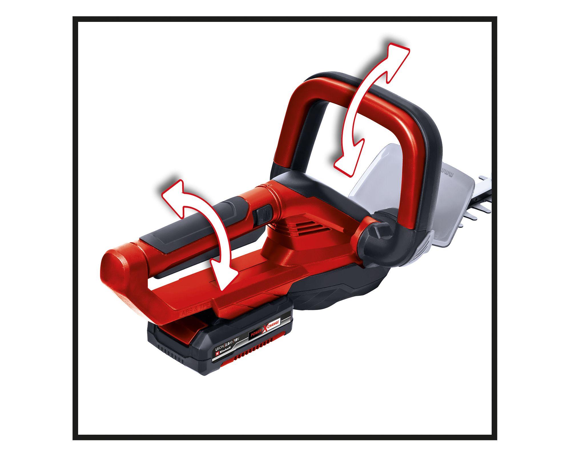 Cortasetos inalámbrico 18V 2.5 Ah GC-CH 1855/1 Li Kit-4