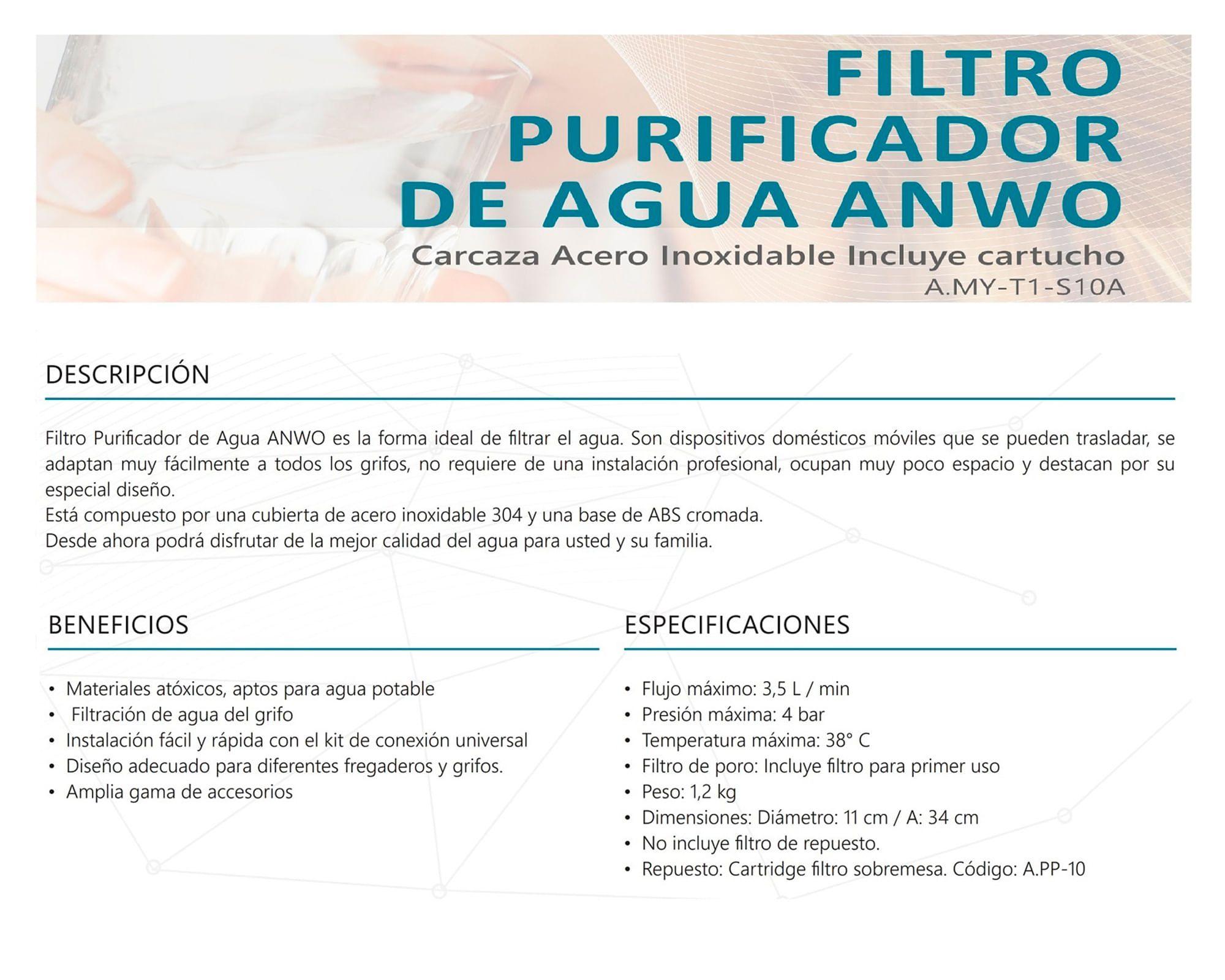 Purificador filtro de agua inoxidable-3