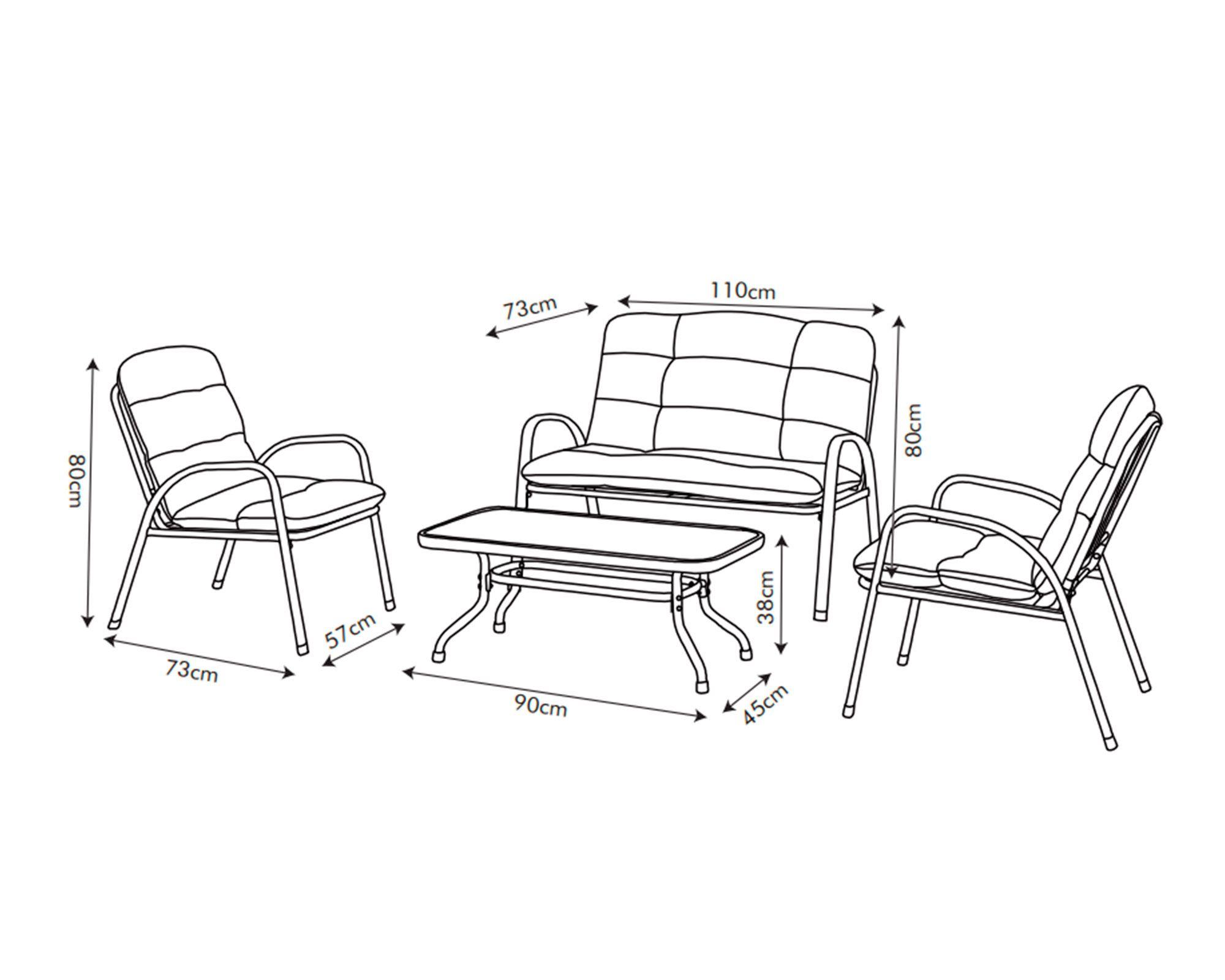 Set living 4 personas Prunus-7