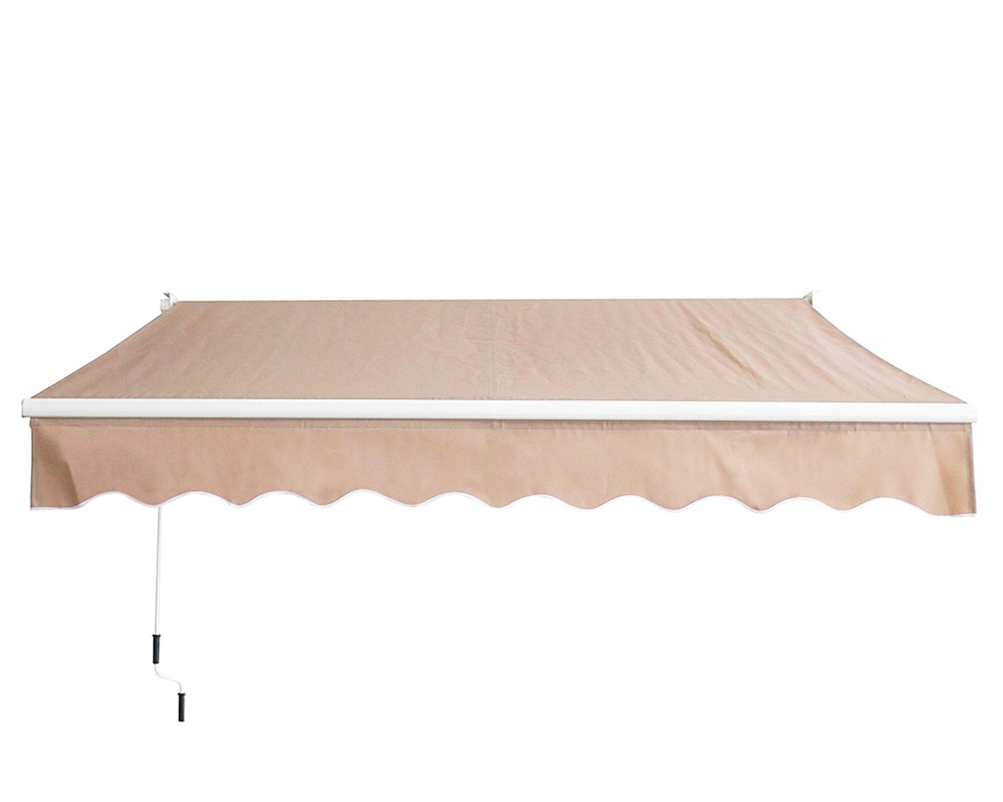 Toldo retráctil 4x2.5 m R6081 beige-0