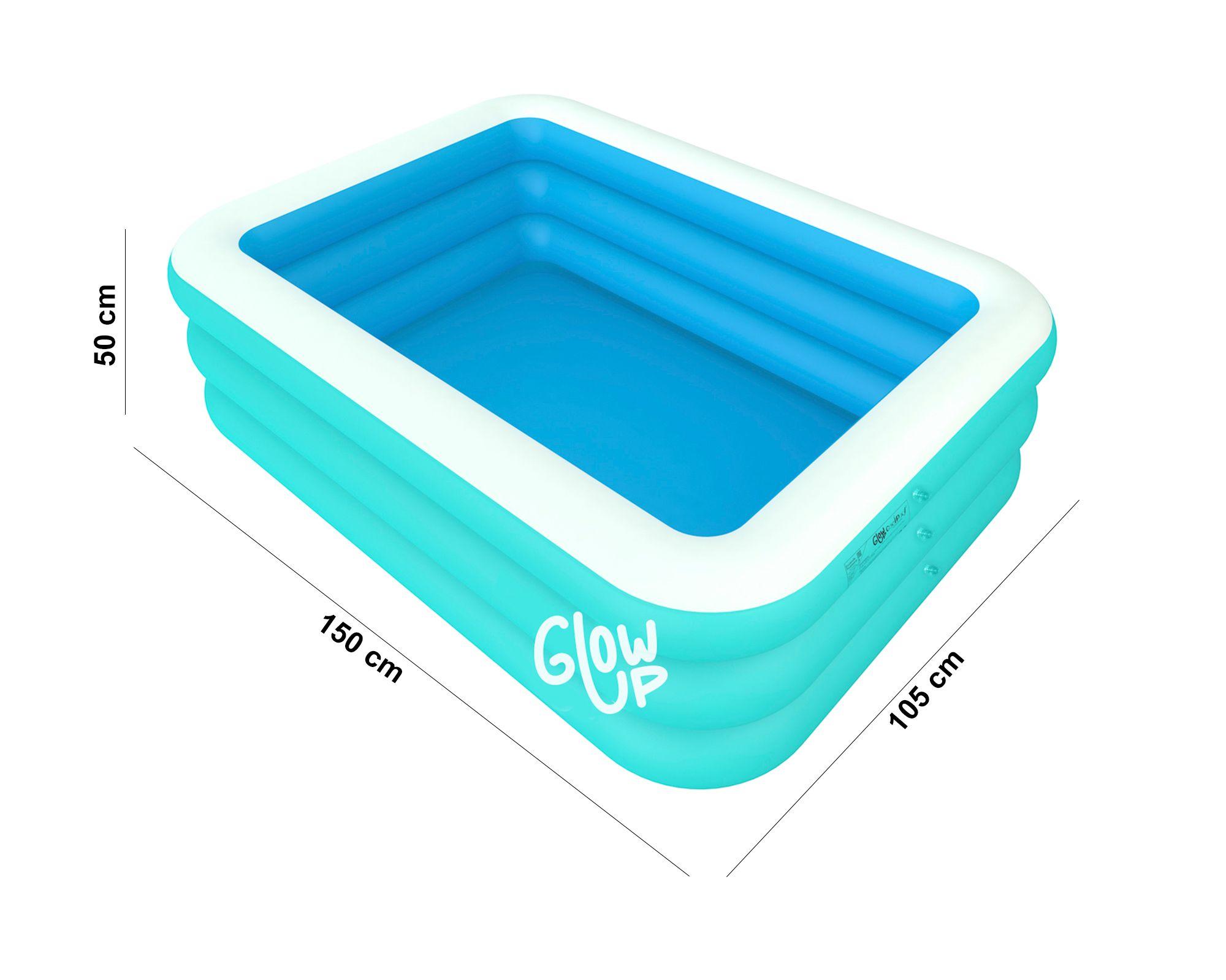 Piscina inflable 150 cm 350 litros R5974 azul-2