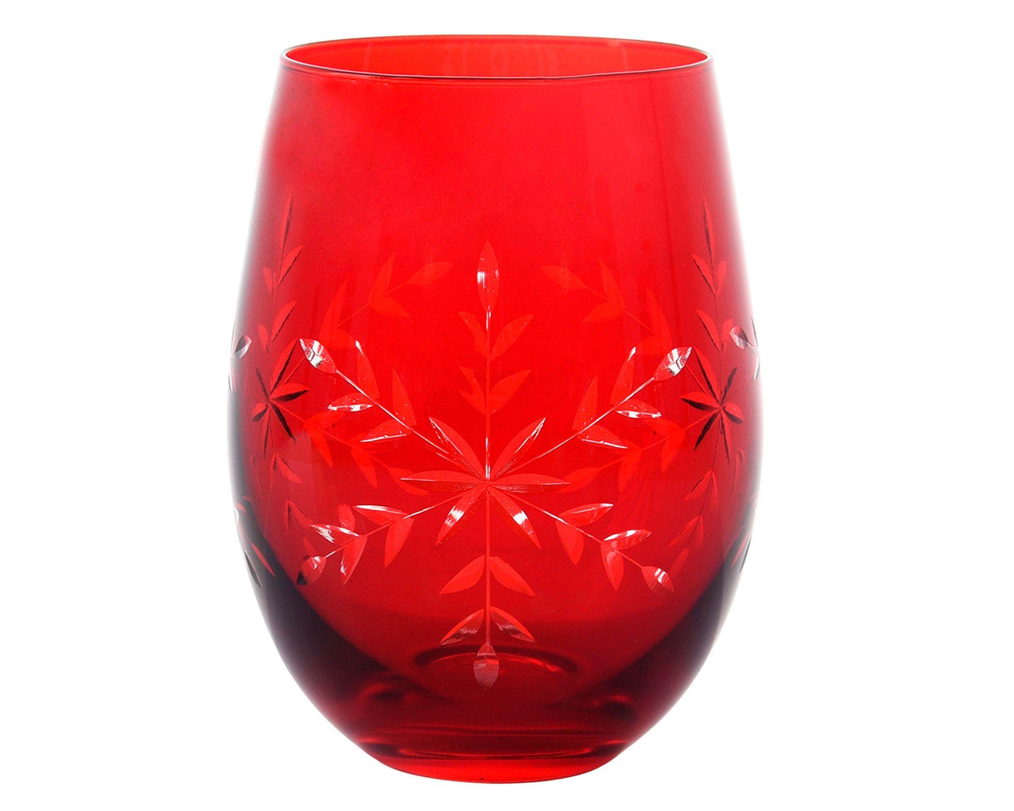Vaso 610 ml Copo rojo-0