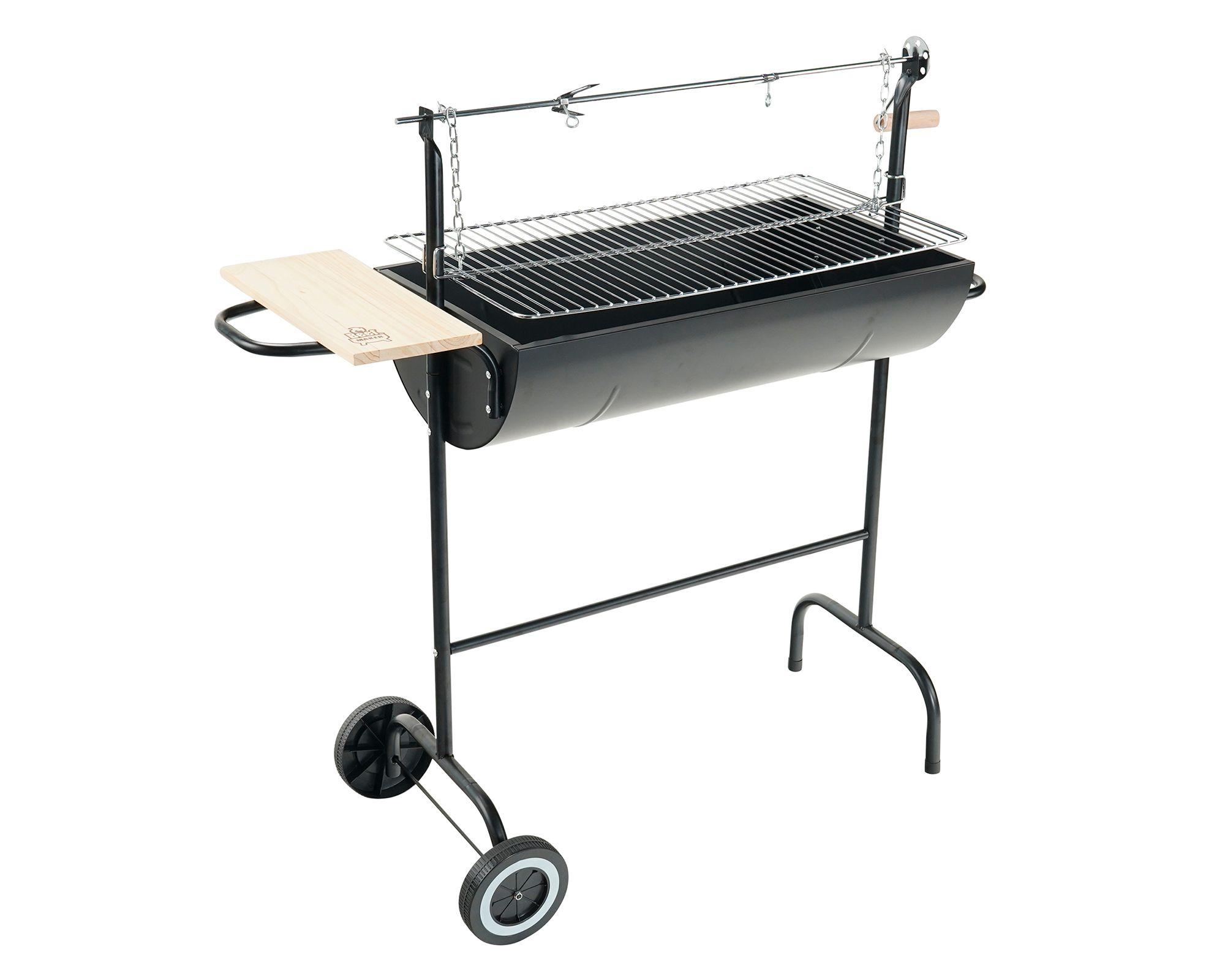 Parrilla a carbón medio tambor BM300-1