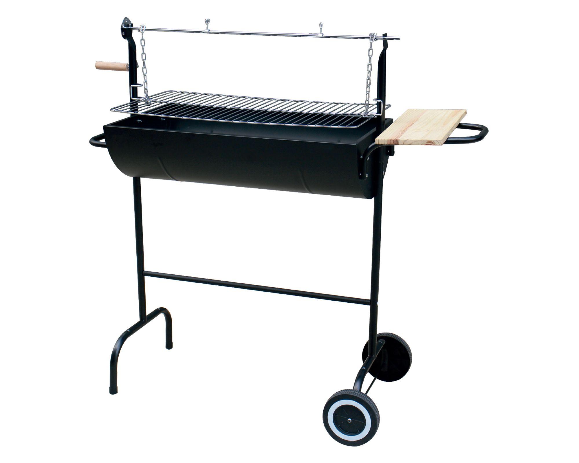 Parrilla a carbón medio tambor BM300-2
