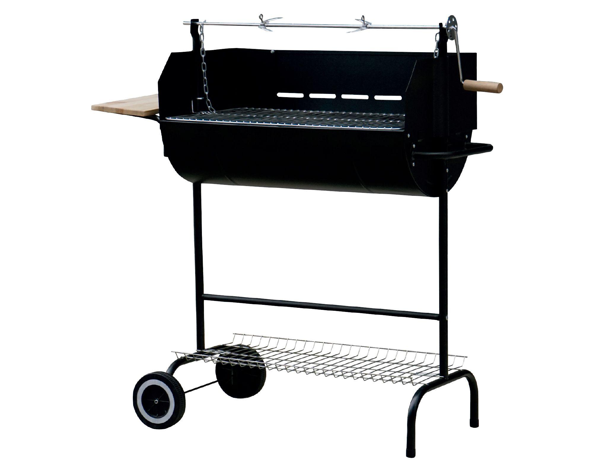 Parrilla a carbón medio tambor BM400-1