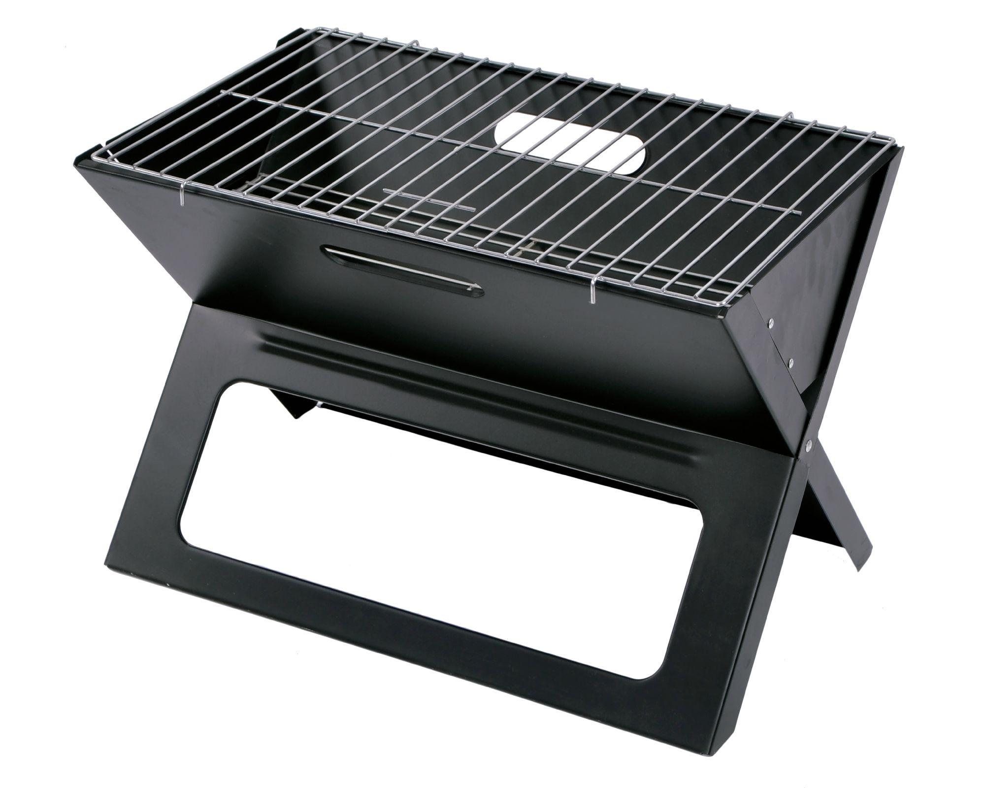 Parrilla a carbón Plegable negro-2