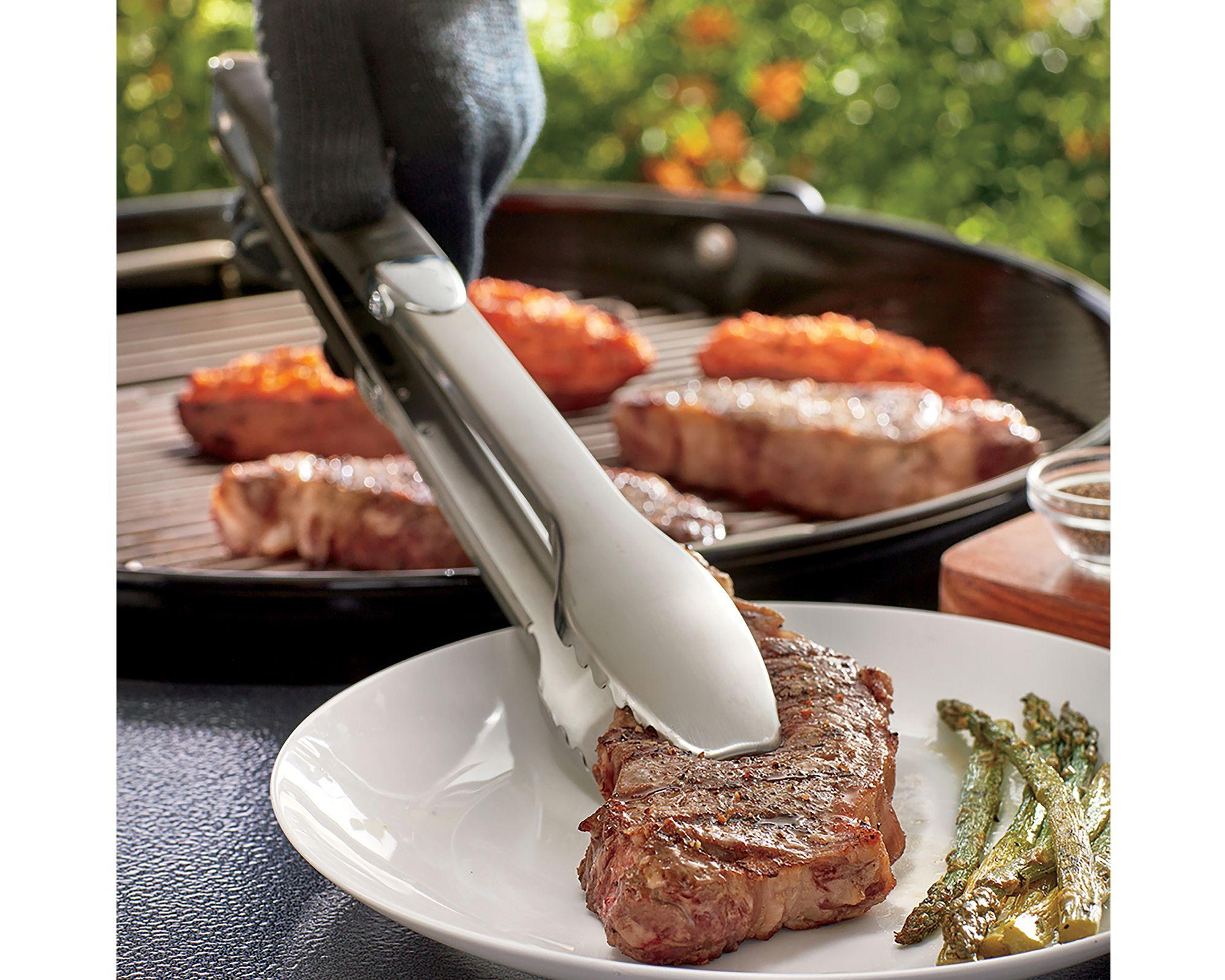 Pinza BBQ cromo/negro-4