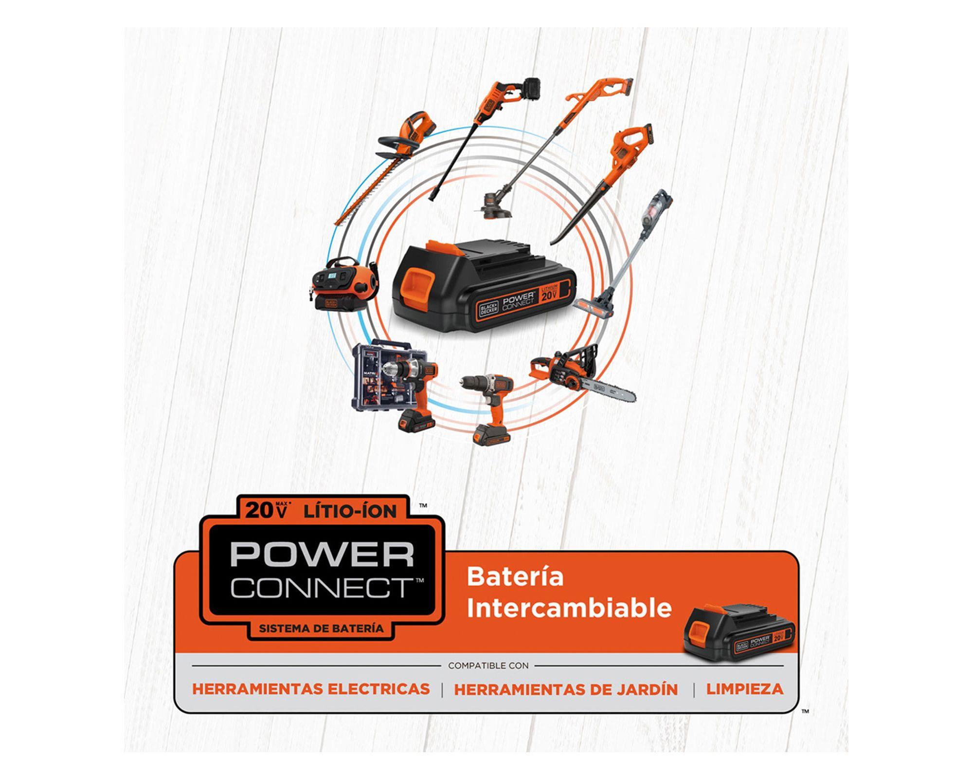 Taladro inalámbrico 10 mm 20V BCD704C1-B2-4