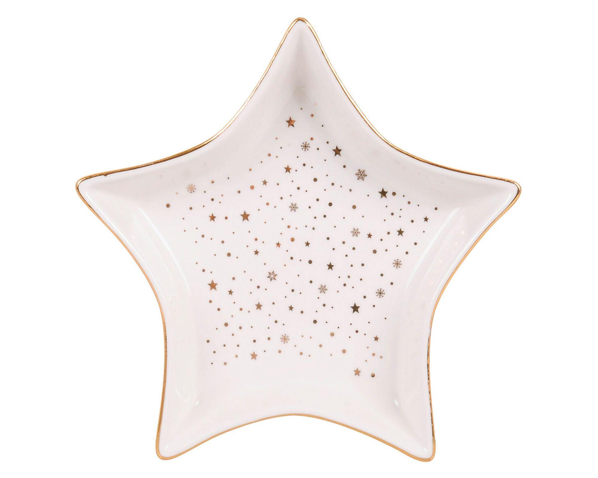Bowl estrella S blanco/gold-0