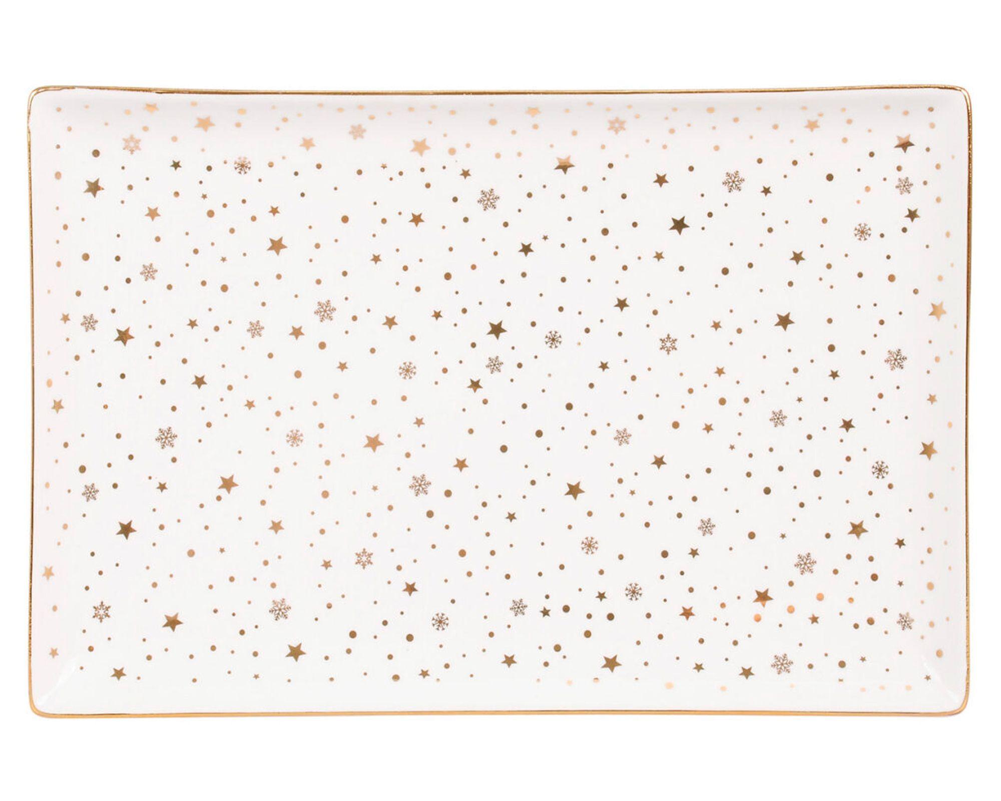 Plato rectangular blanco/gold-0