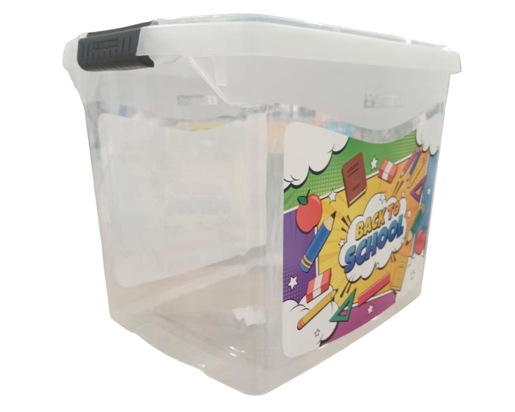 Caja organizadora 11 litros SR911 transparente-1