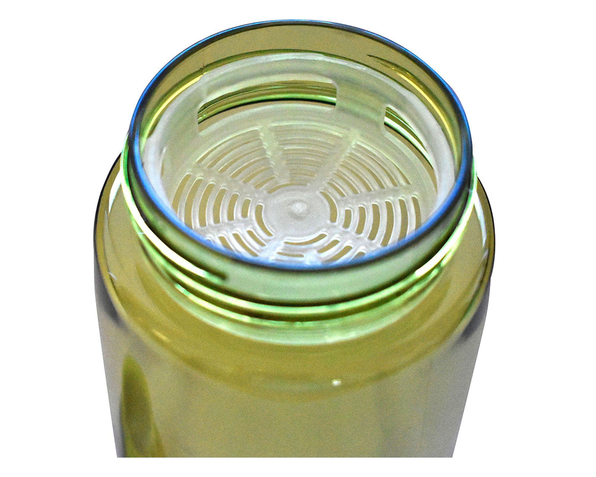 Botella plástico 800 ml verde-2