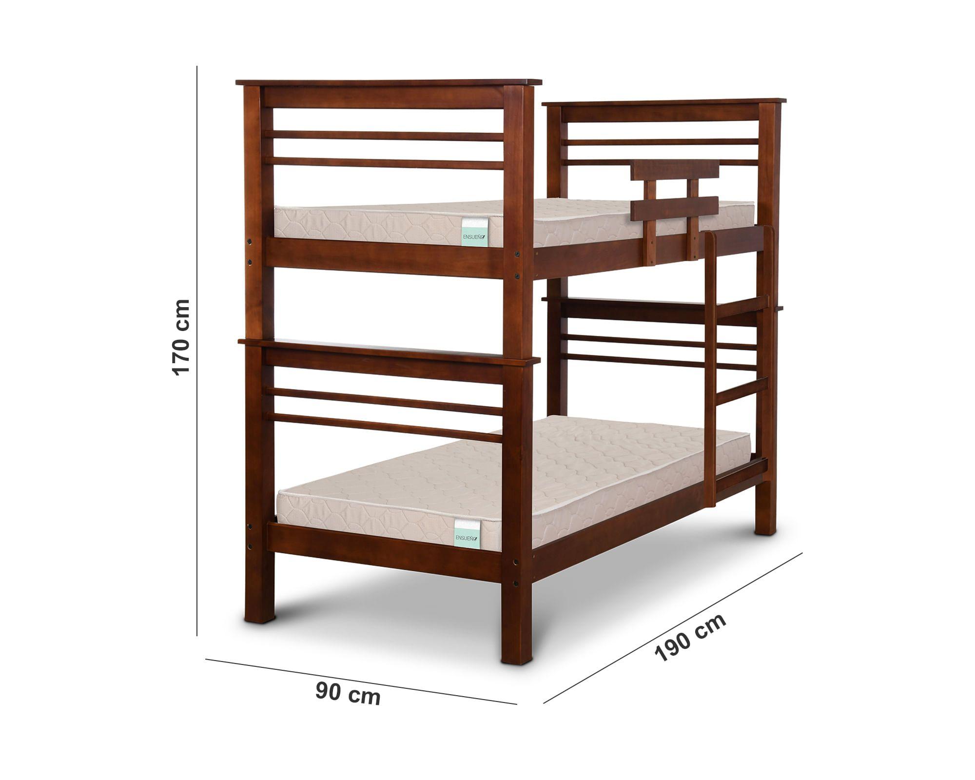 Camarote 1 plaza Oxford + colchón Ensueño-5