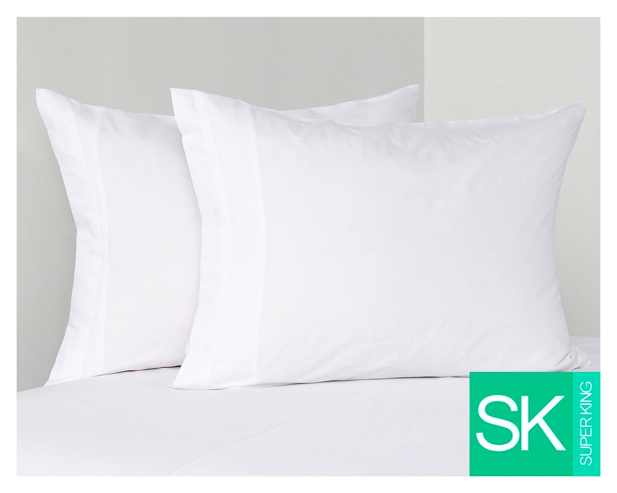 Juego de sábanas Súper King 300 hilos White blanco-3