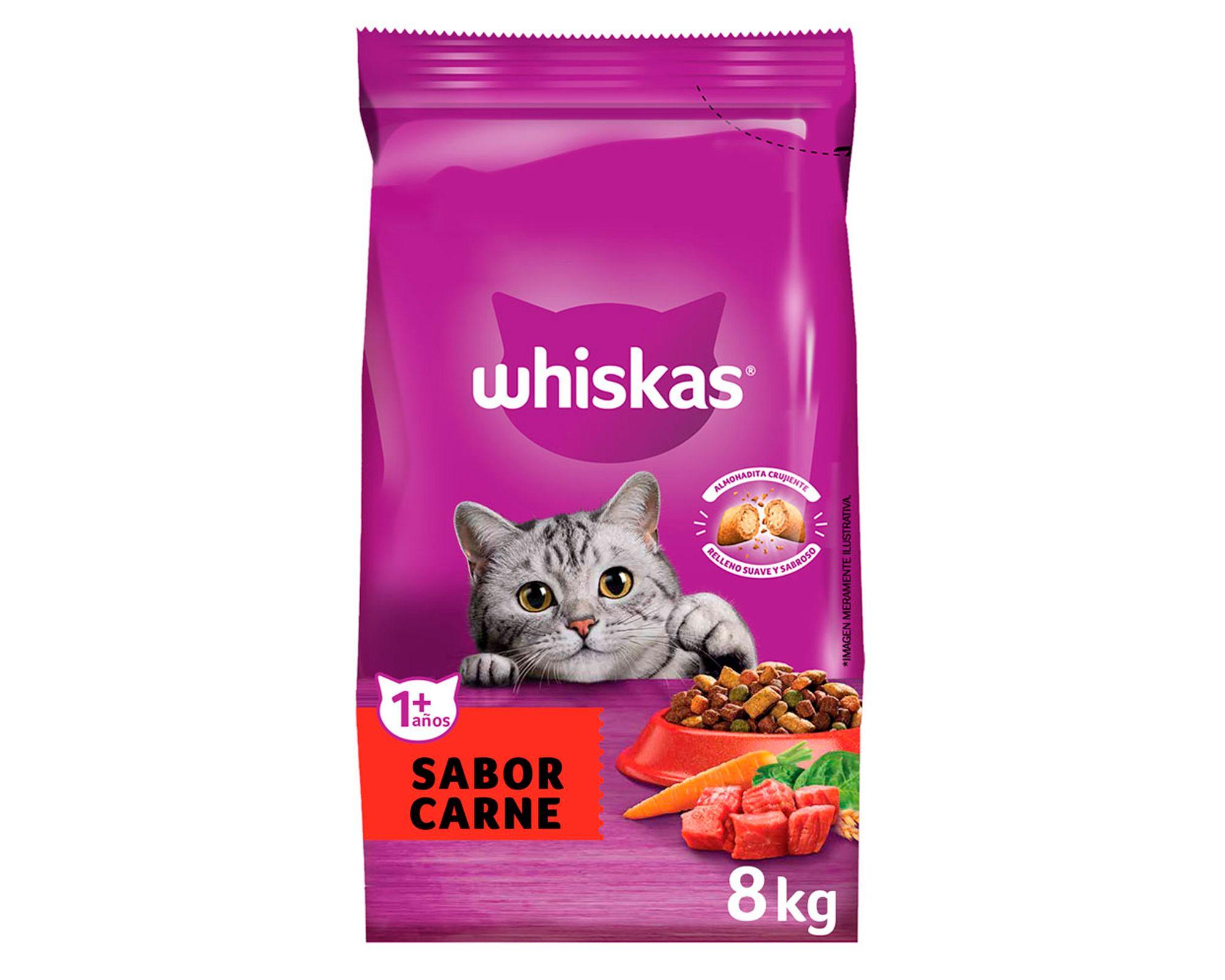 Alimento seco 8 kg gatos adultos Carne-0