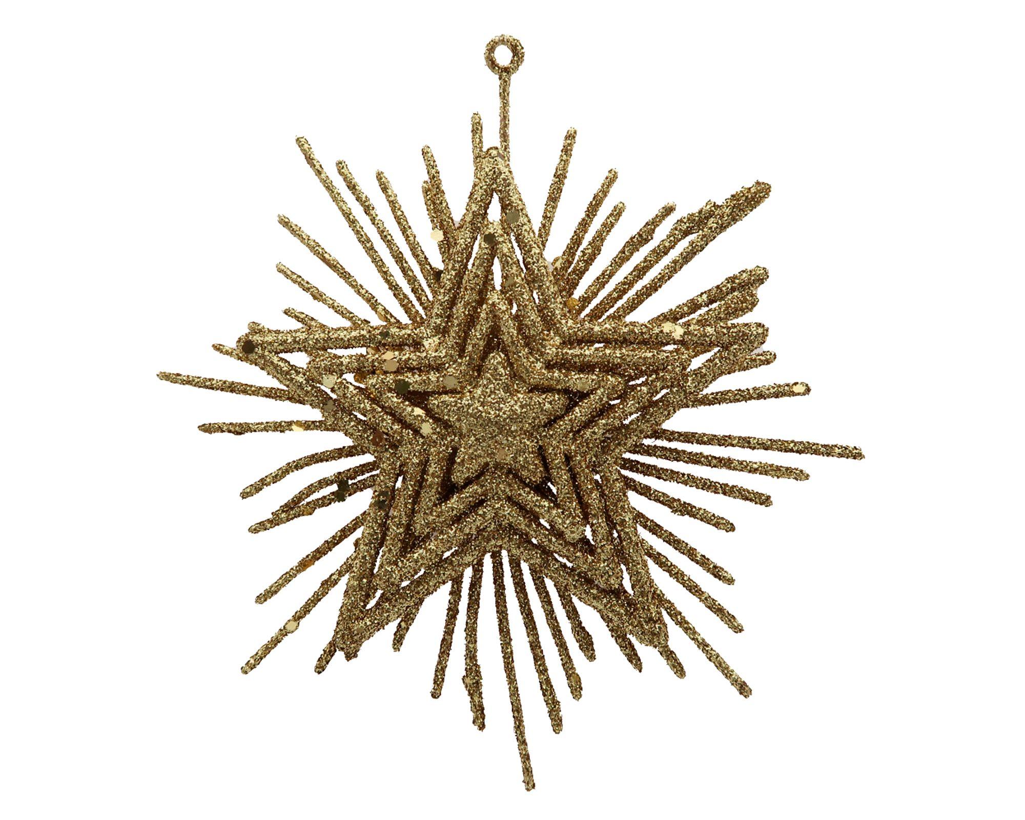 Colgante Estrella puntas dorado-0