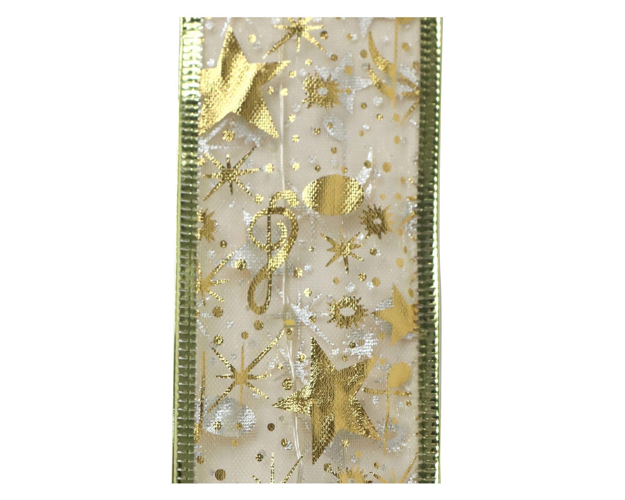 Cinta luces 10 LED 120 cm dorado-1