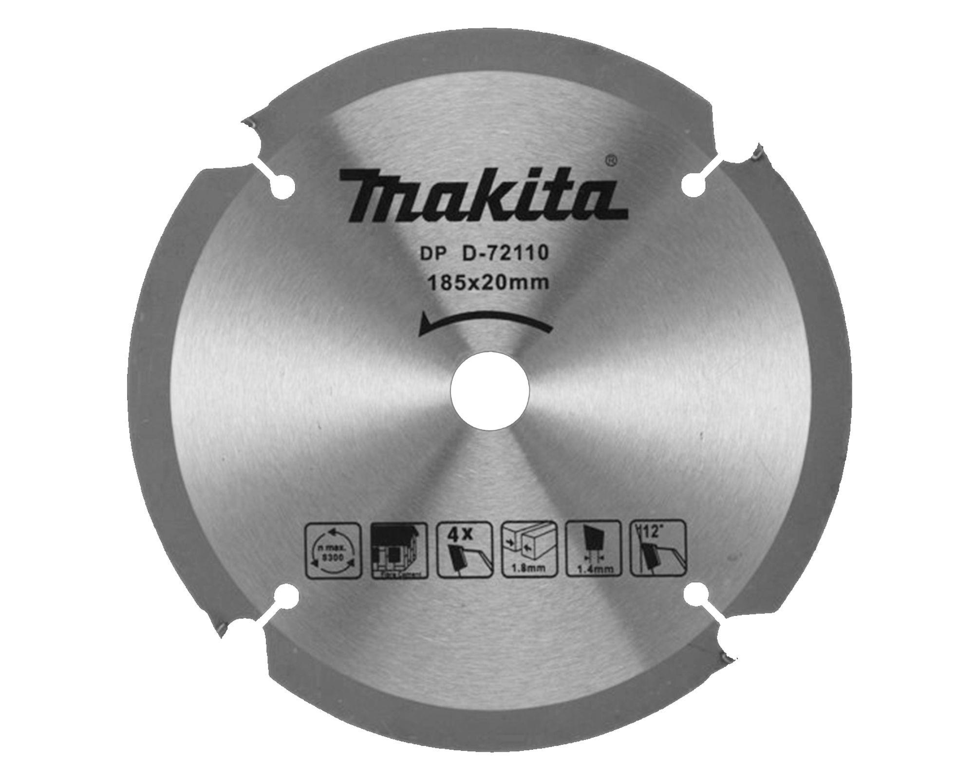 Disco sierra 185x20 mm D-72110 gris-0