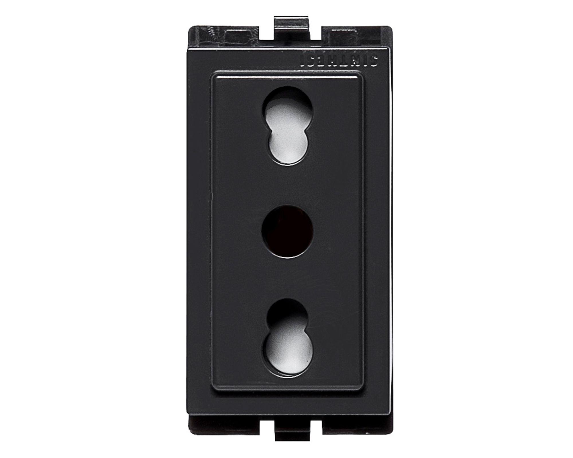 Toma corriente bipaso S17 10/16A 4000W grafito-0