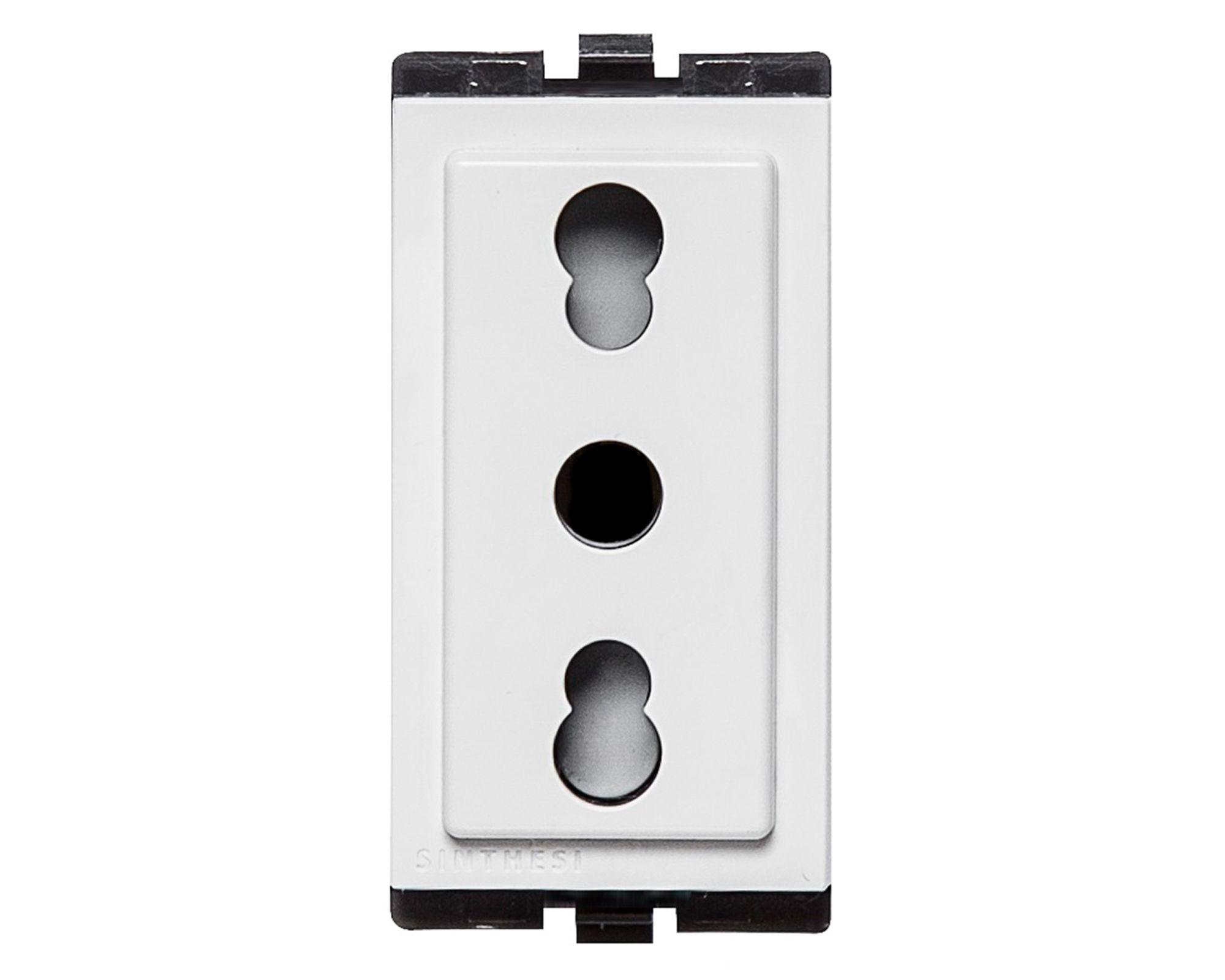 Toma corriente bipaso S17 10/16A 4000W blanco-0