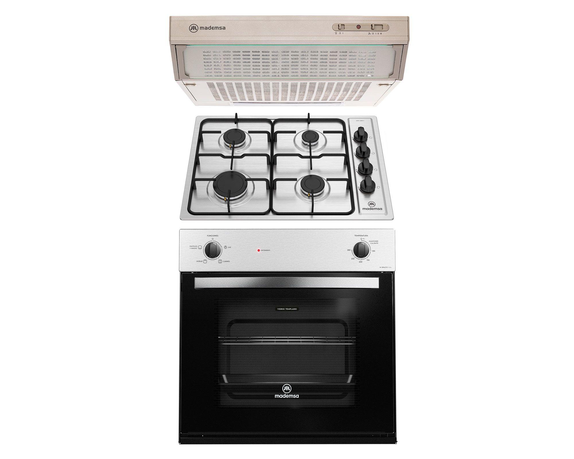Kit empotrable horno M 110A + encimera 435E + campana U160S-0