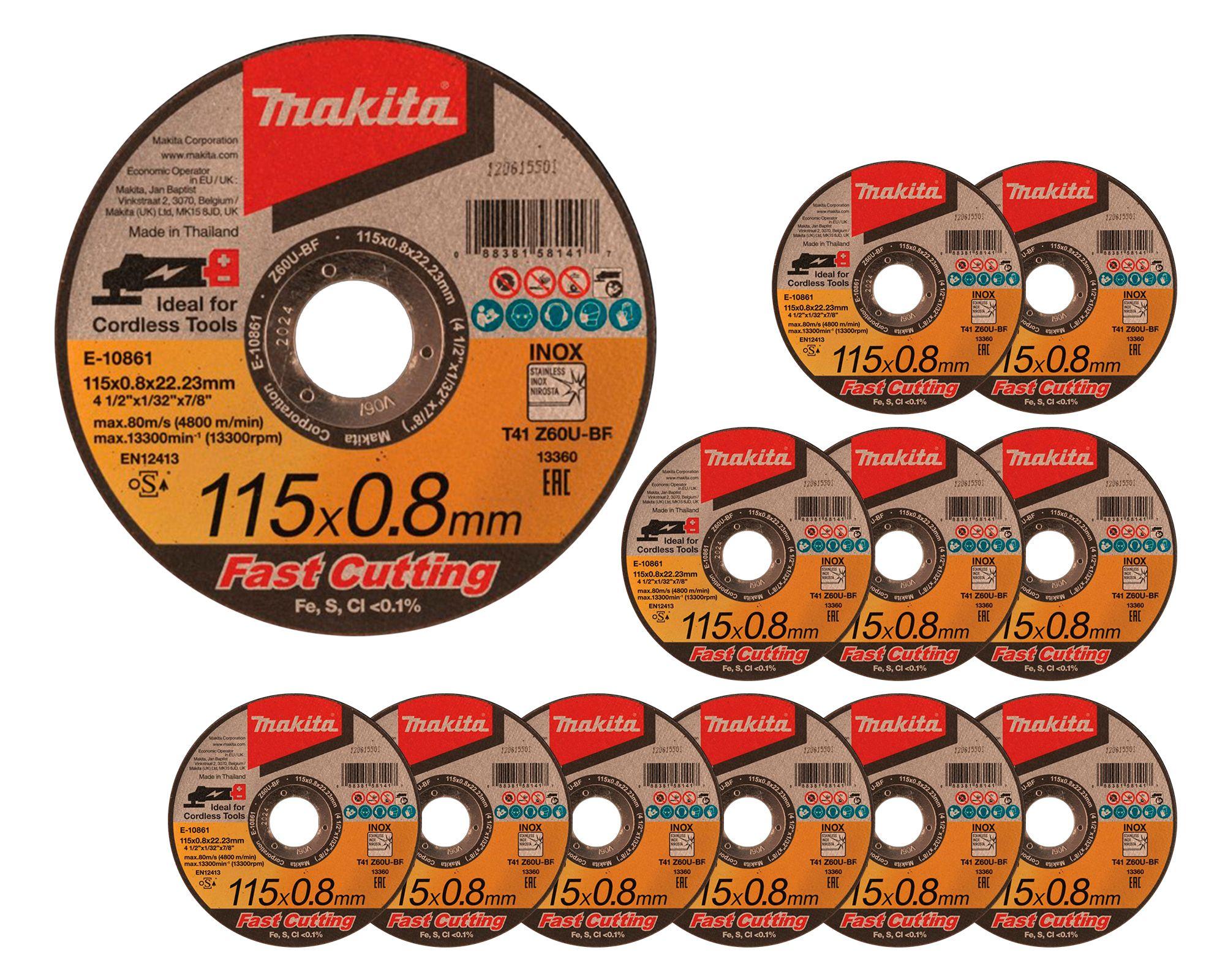 Disco de corte acero inoxidable 4 1/2''-0