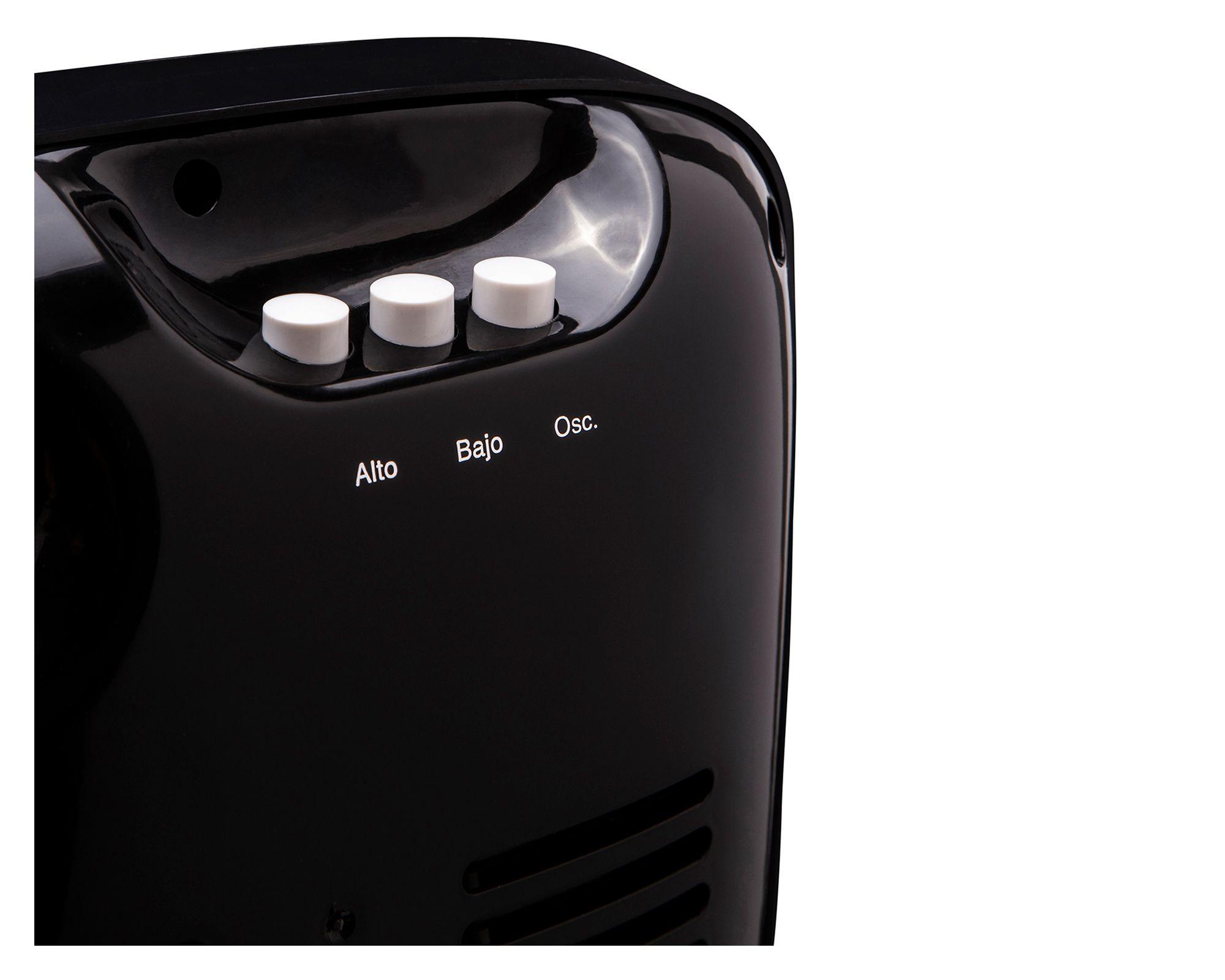 Estufa halógena 900W Kfc-90 negra negro-2