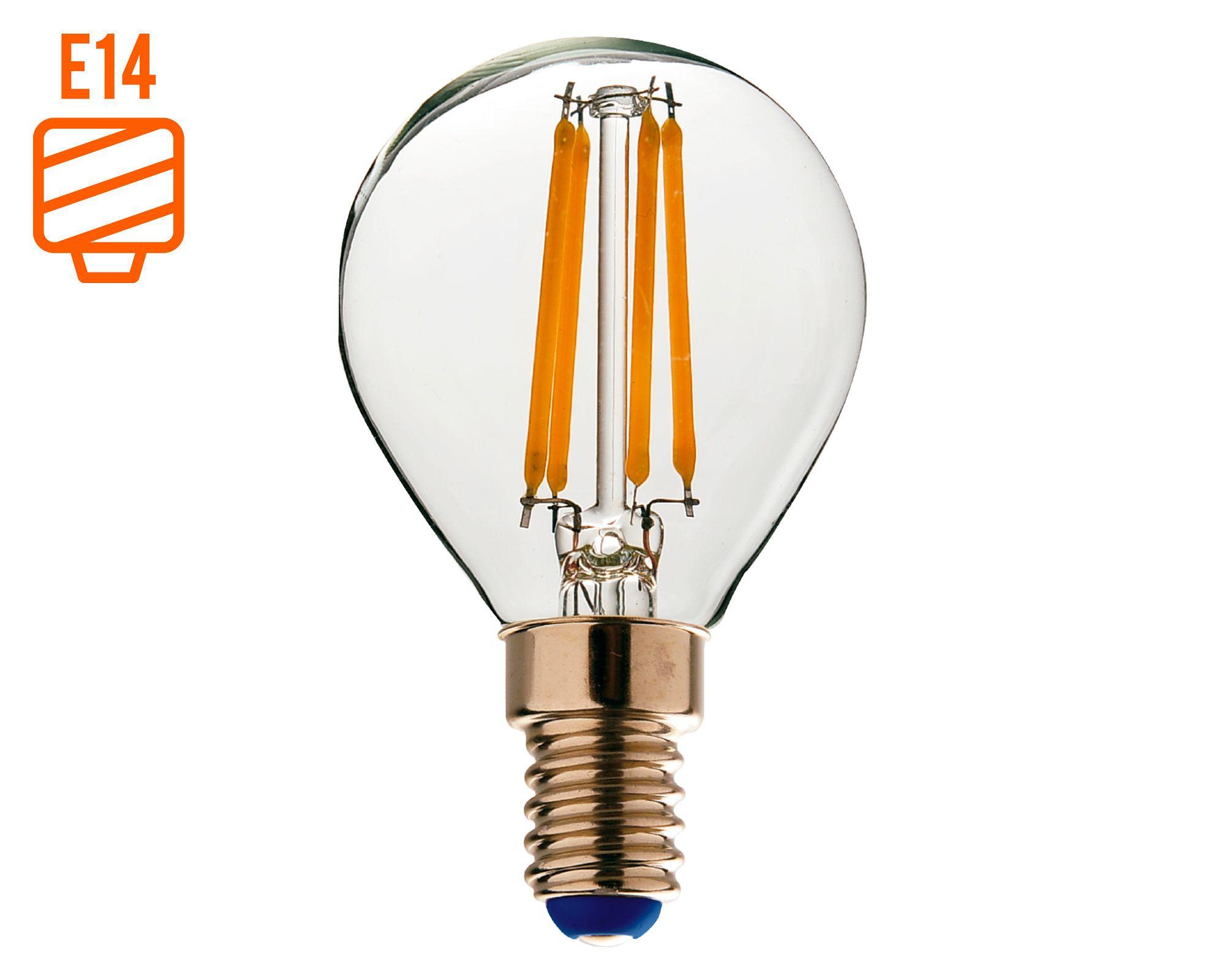Ampolleta LED 4W E14 luz cálida Filamento-0