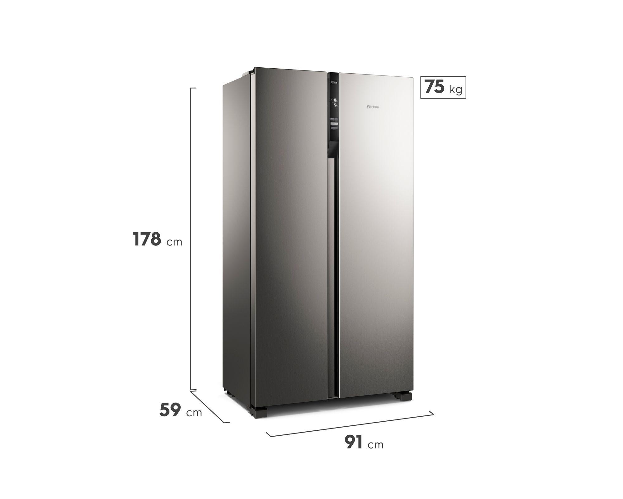 Refrigerador Side by side no frost 436 litros SFX440 inox-6