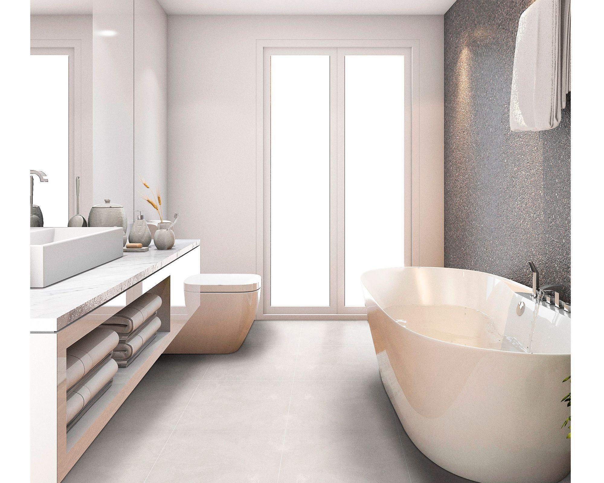 Cerámica piso 45x45 cm gris plata 2,23 m2-3