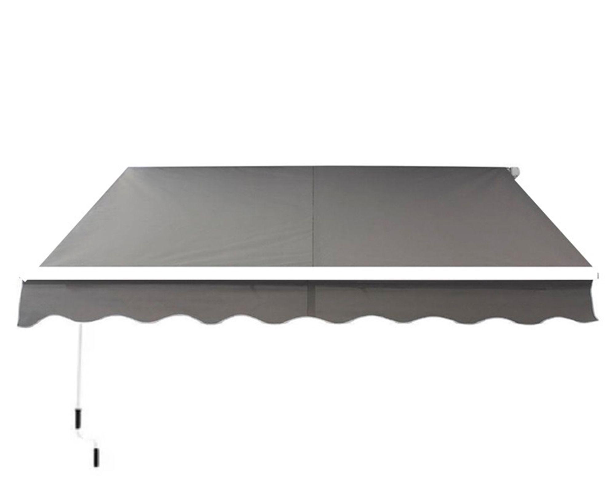 Toldo retráctil 2x1.5 m gris IGTBRT2-15GR-0